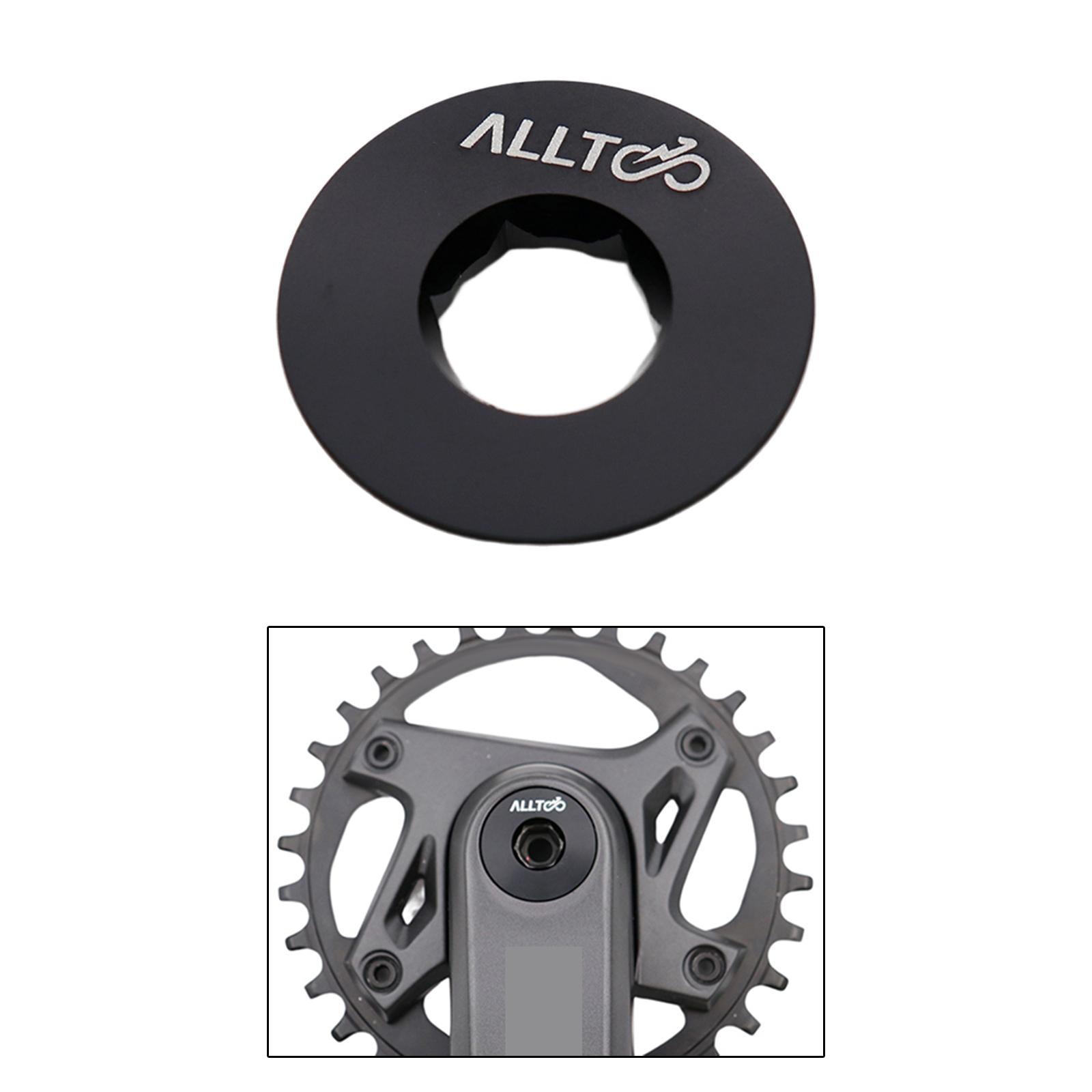 Bike Crankset Screw Bike Crank Bolt Crank Screw Cover for BMX Mountain Bikes Black