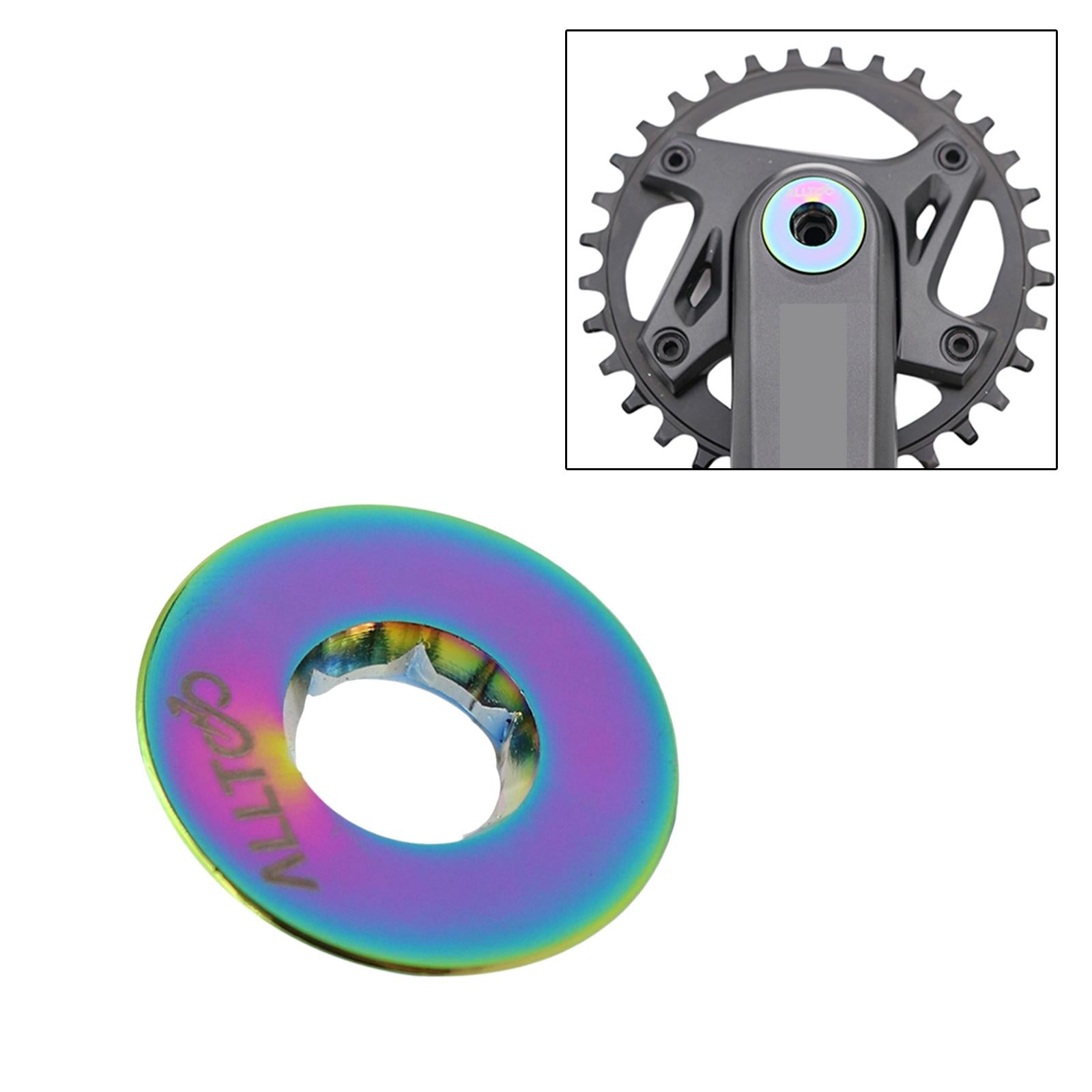 Bike Crankset Screw Bike Crank Bolt Crank Screw Cover for BMX Mountain Bikes Multicolor