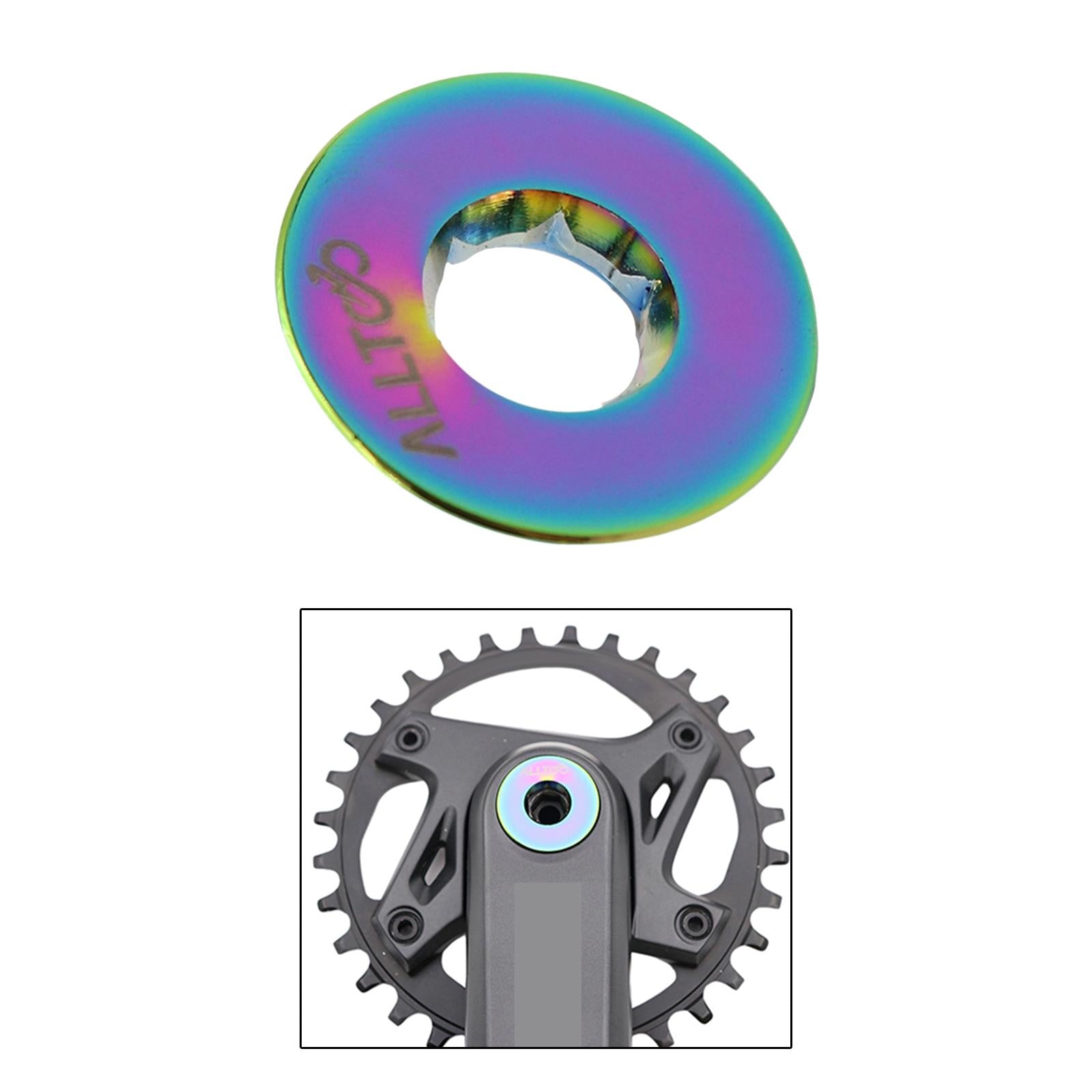 Bike Crankset Screw Bike Crank Bolt Crank Screw Cover for BMX Mountain Bikes Multicolor