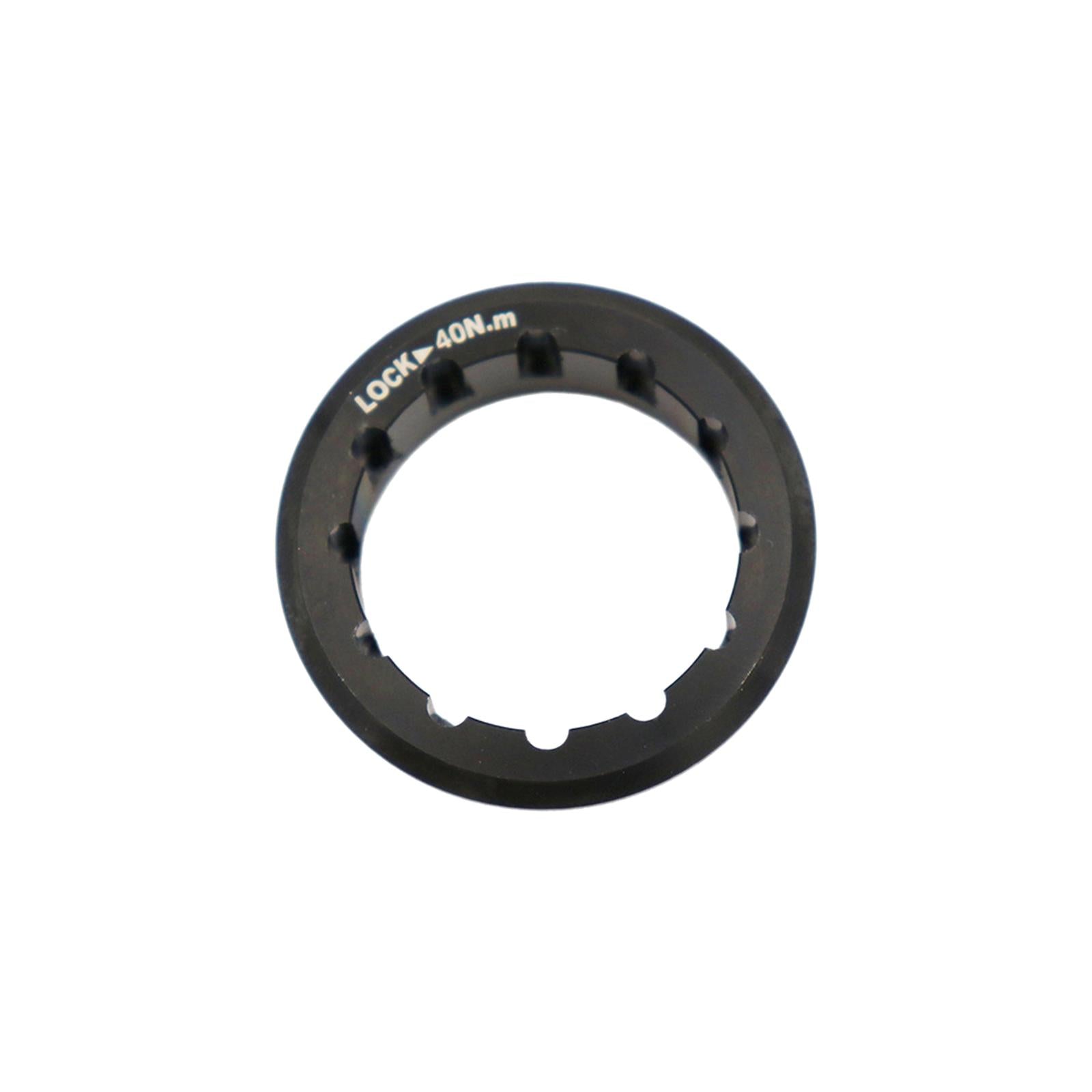 Flywheel Ring Covers Waterproof Titanium Alloy Bike Cassette Lock Rings Black