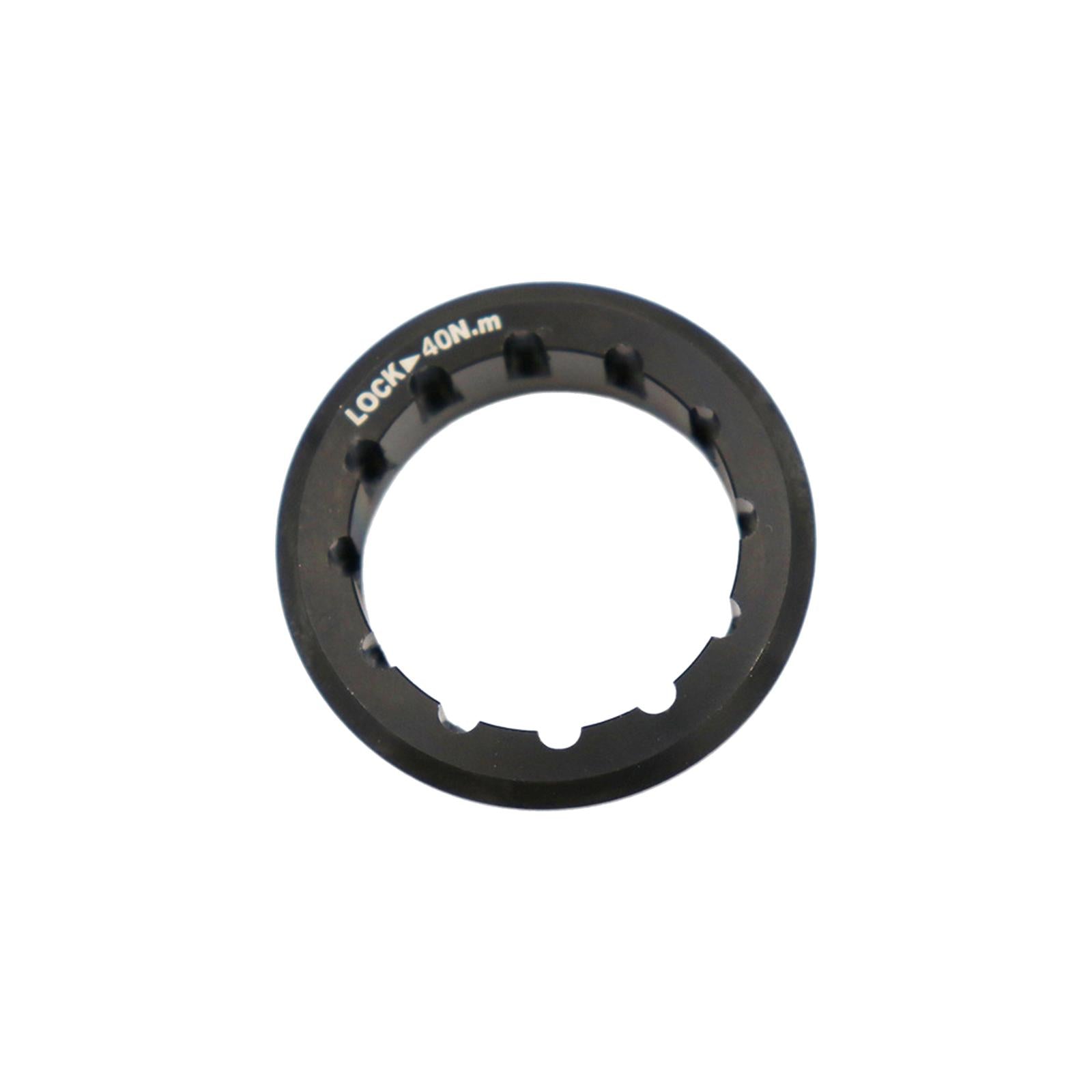 Flywheel Ring Covers Waterproof Titanium Alloy Bike Cassette Lock Rings Black