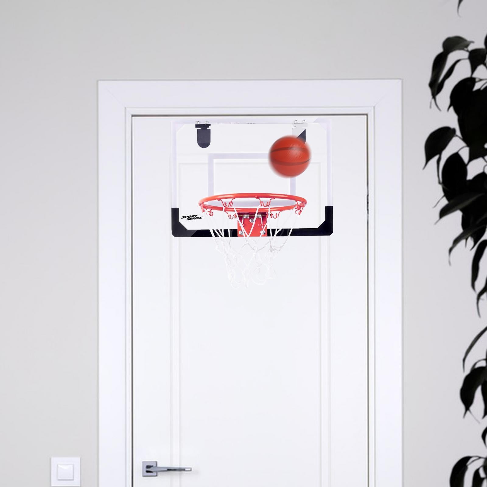 Mini Basketball Hoop with Net Toy Basketball Games for Dunking Wall Backyard