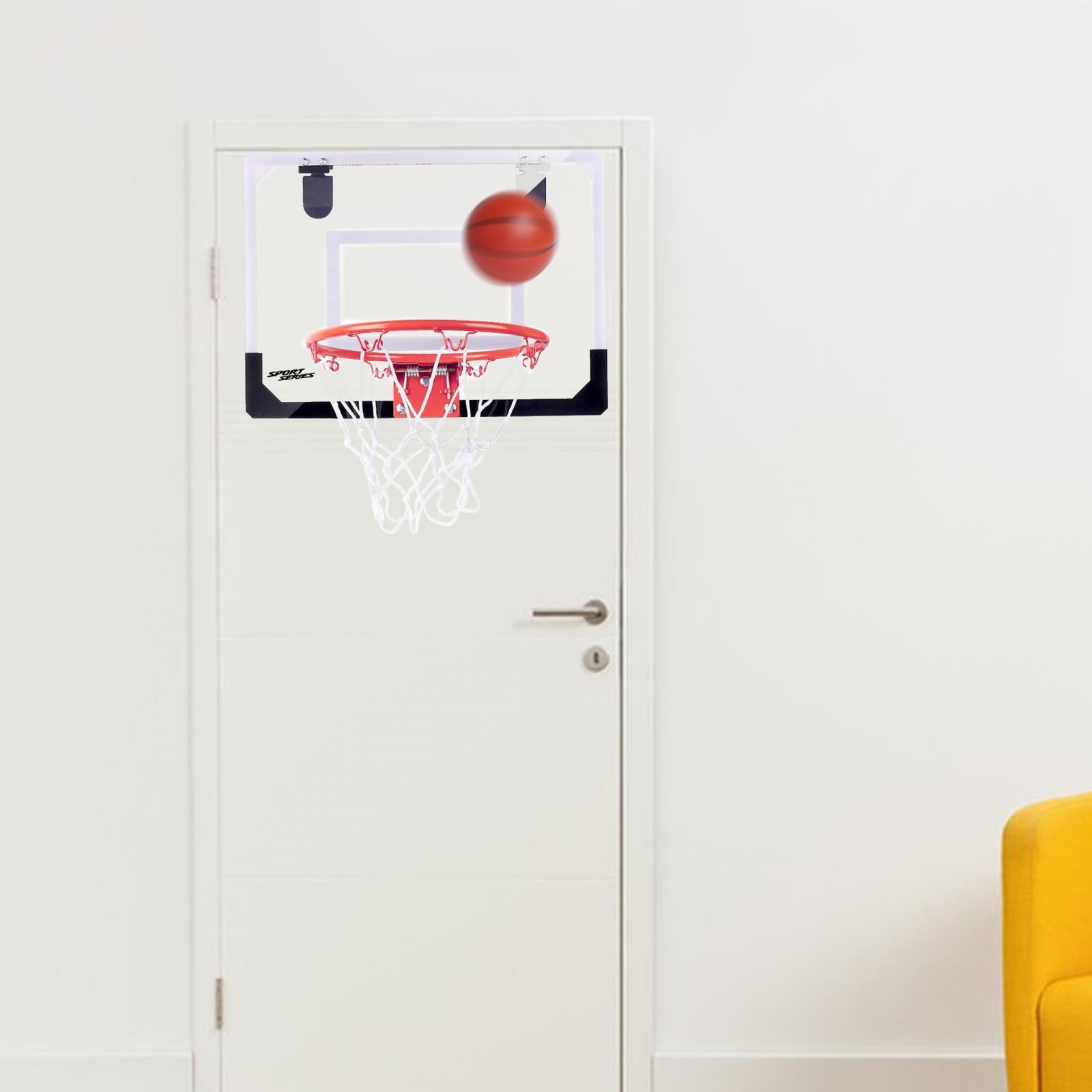 Mini Basketball Hoop with Net Toy Basketball Games for Dunking Wall Backyard