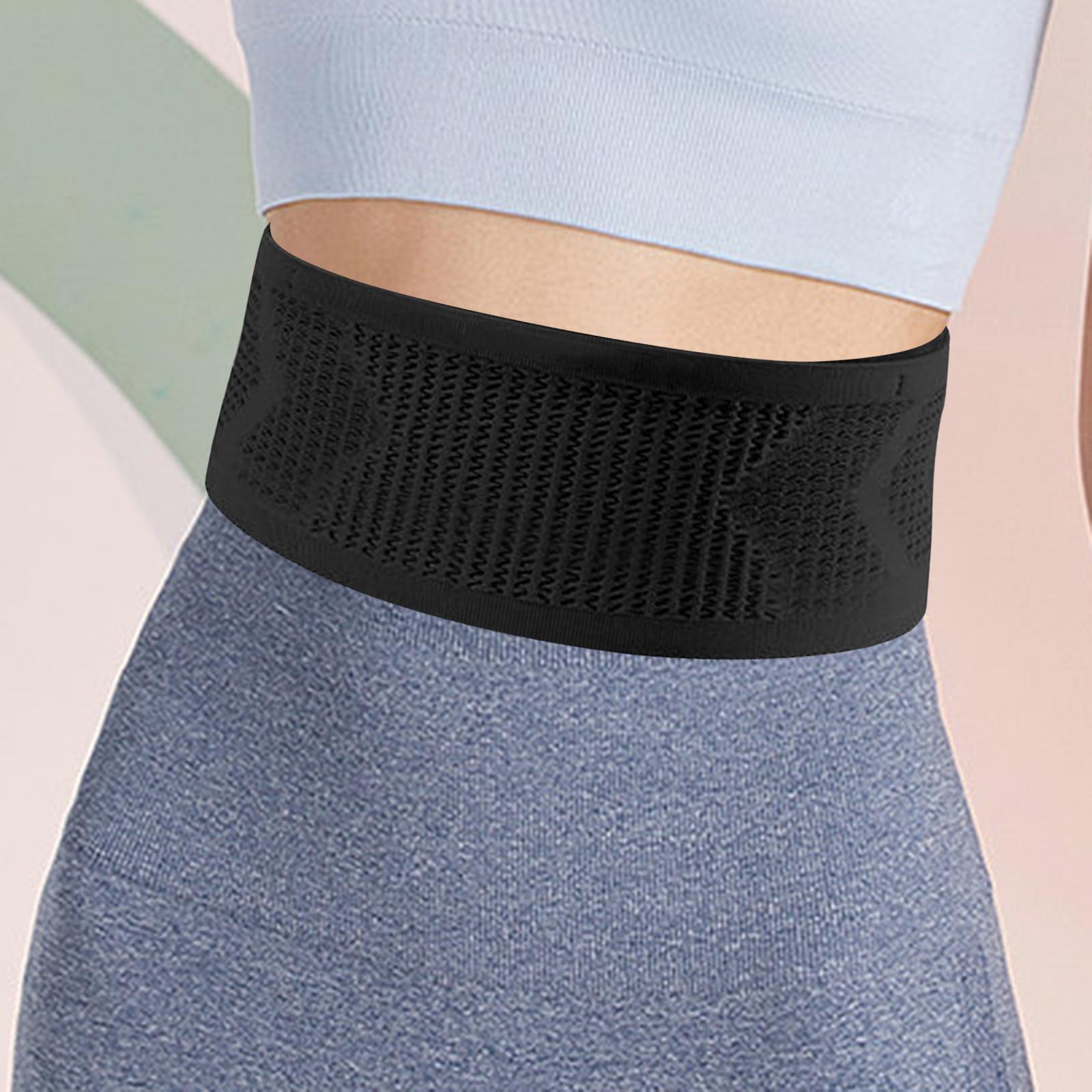Running Belt Fanny Bag Lightweight Running Waist Belt for Gym Sports Workout M Black