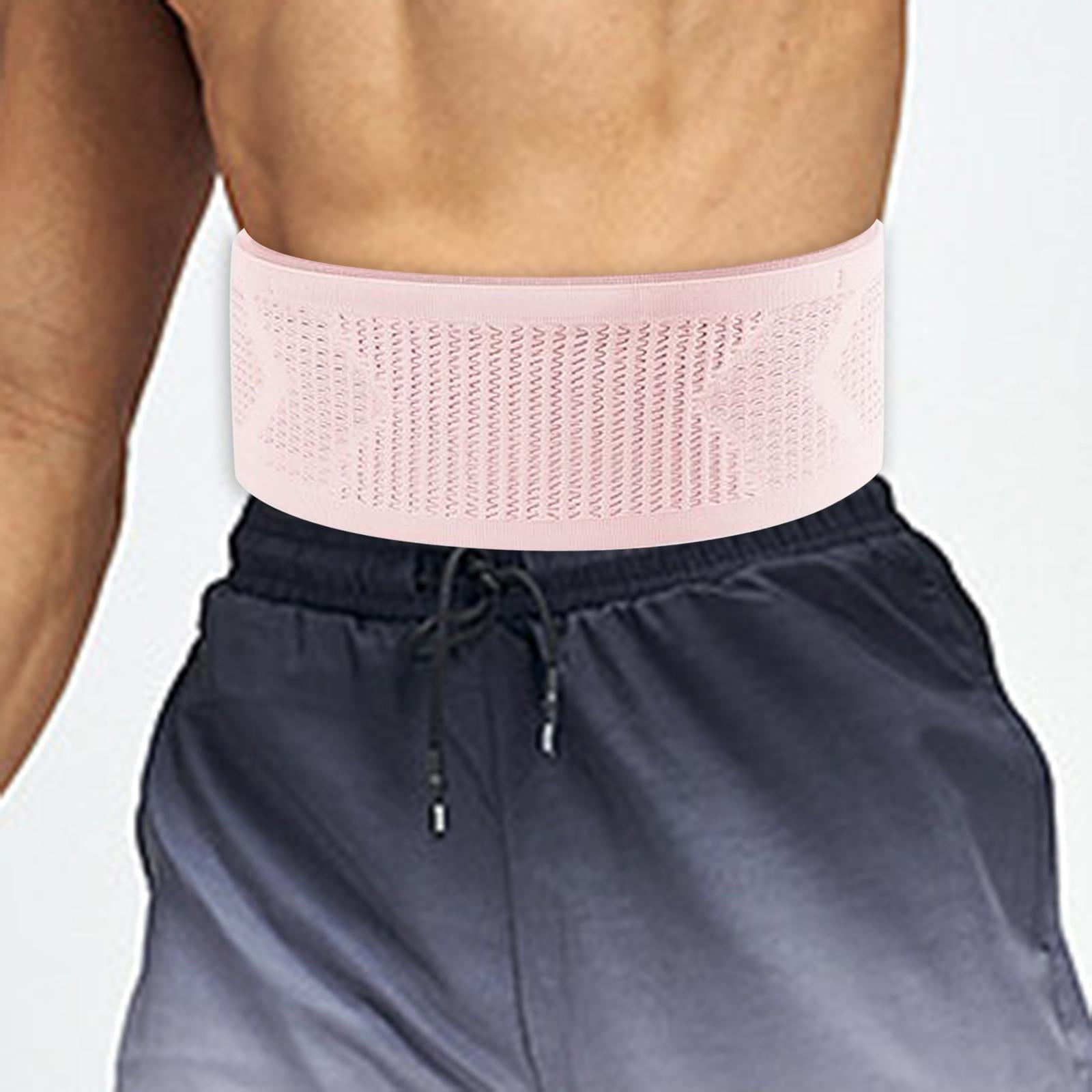 Running Belt Fanny Bag Lightweight Running Waist Belt for Gym Sports Workout M Pink
