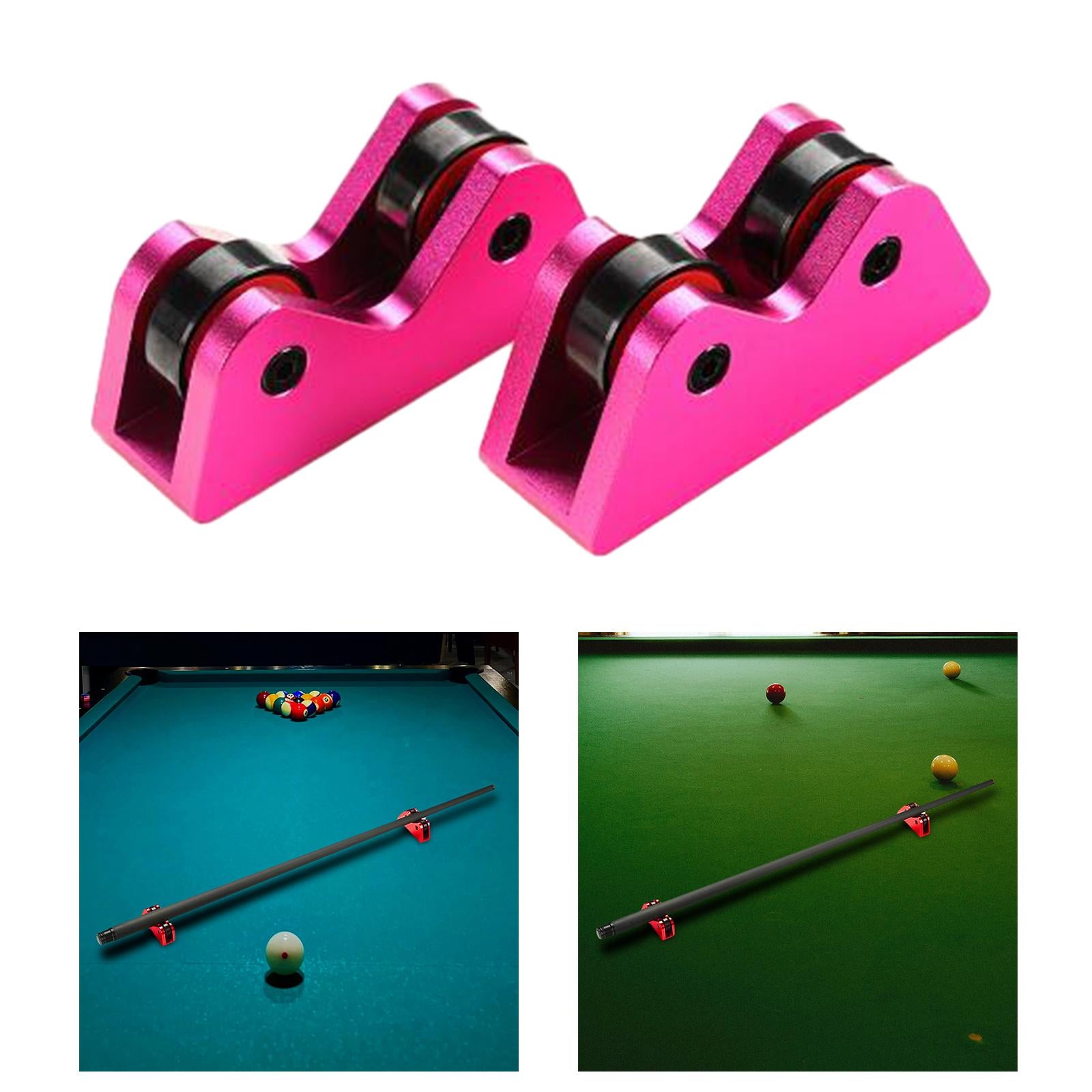1 Pair Club Checking Billiard Accessories Pool Billiard Straightness Checker Pink
