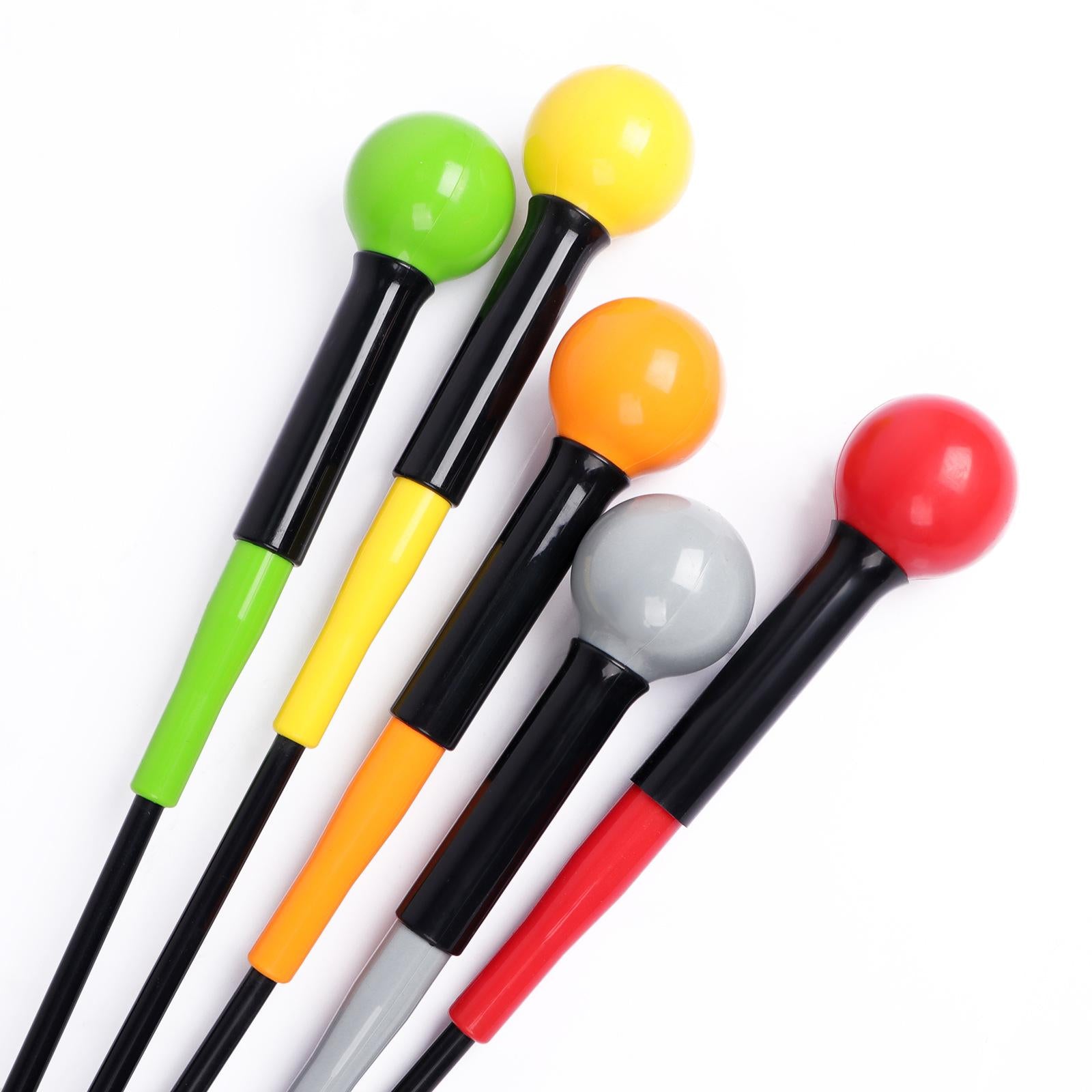 Golf Swing Trainer Practice Swing Rod for Tempo Strength Position Correction Gray 100cm