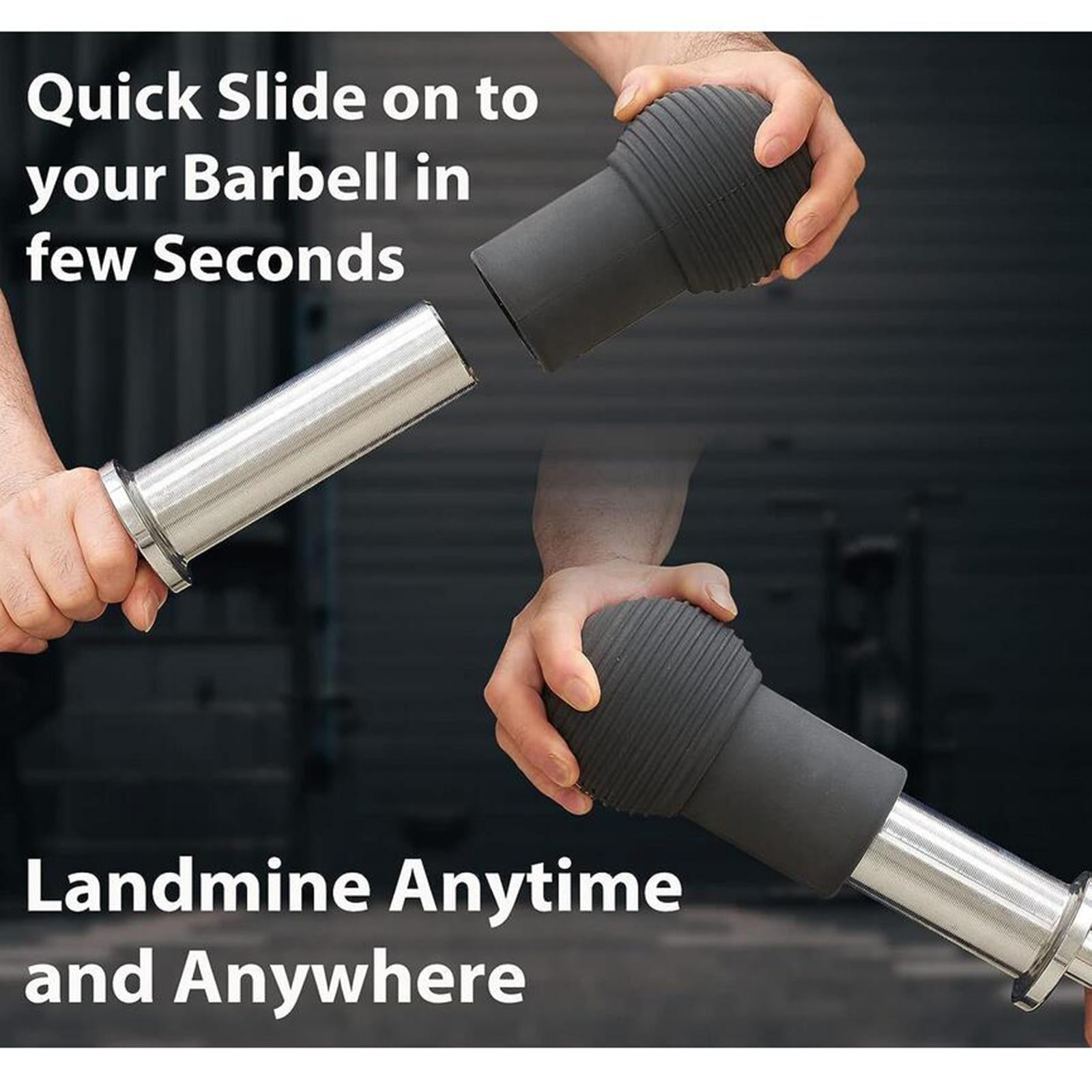 Landmine Attachment for Barbell T Bar Row Squat Pad Barbell Landmine Holder
