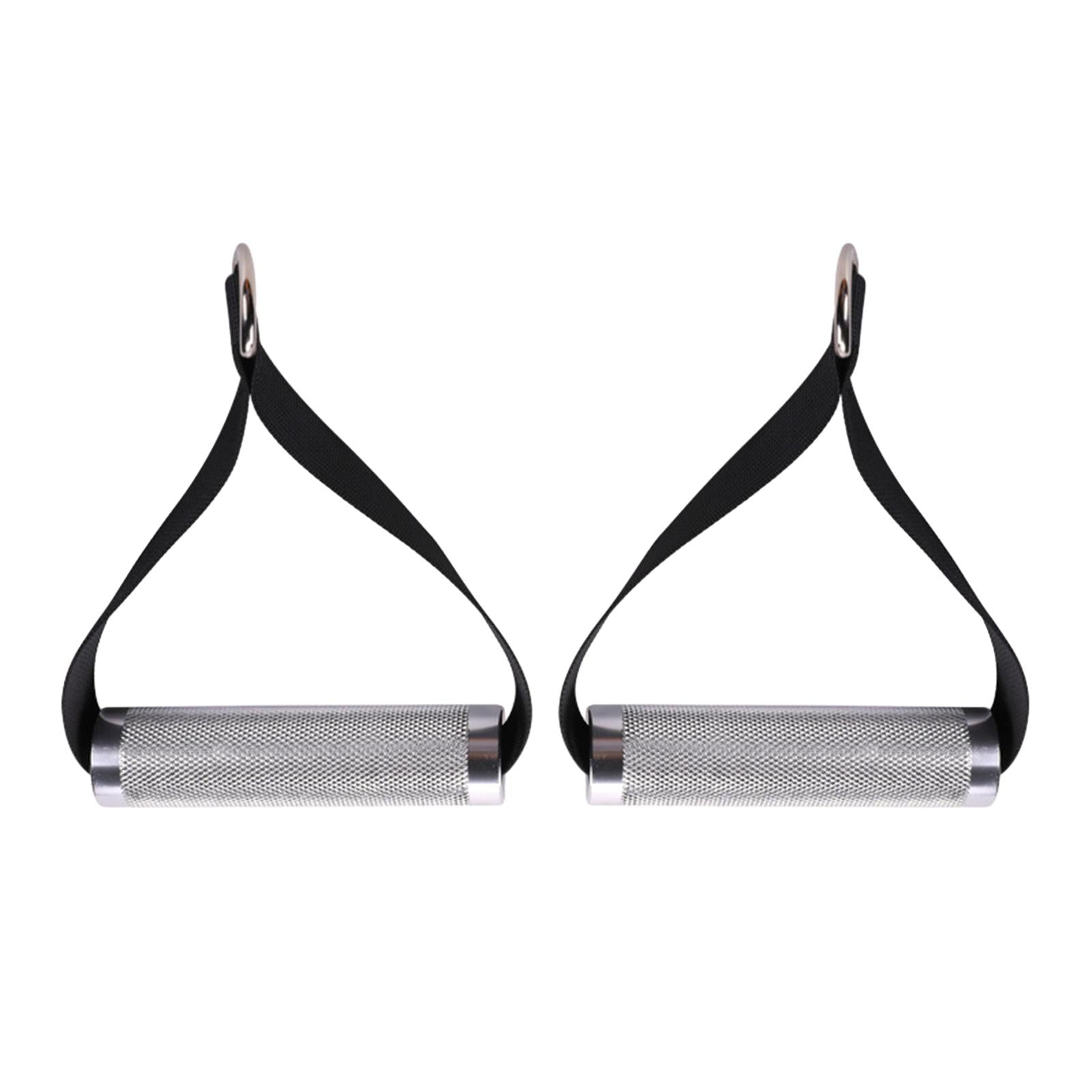 Cable Machines Workout Handles Attachment Sturdy Aluminum for Outdoor Indoor