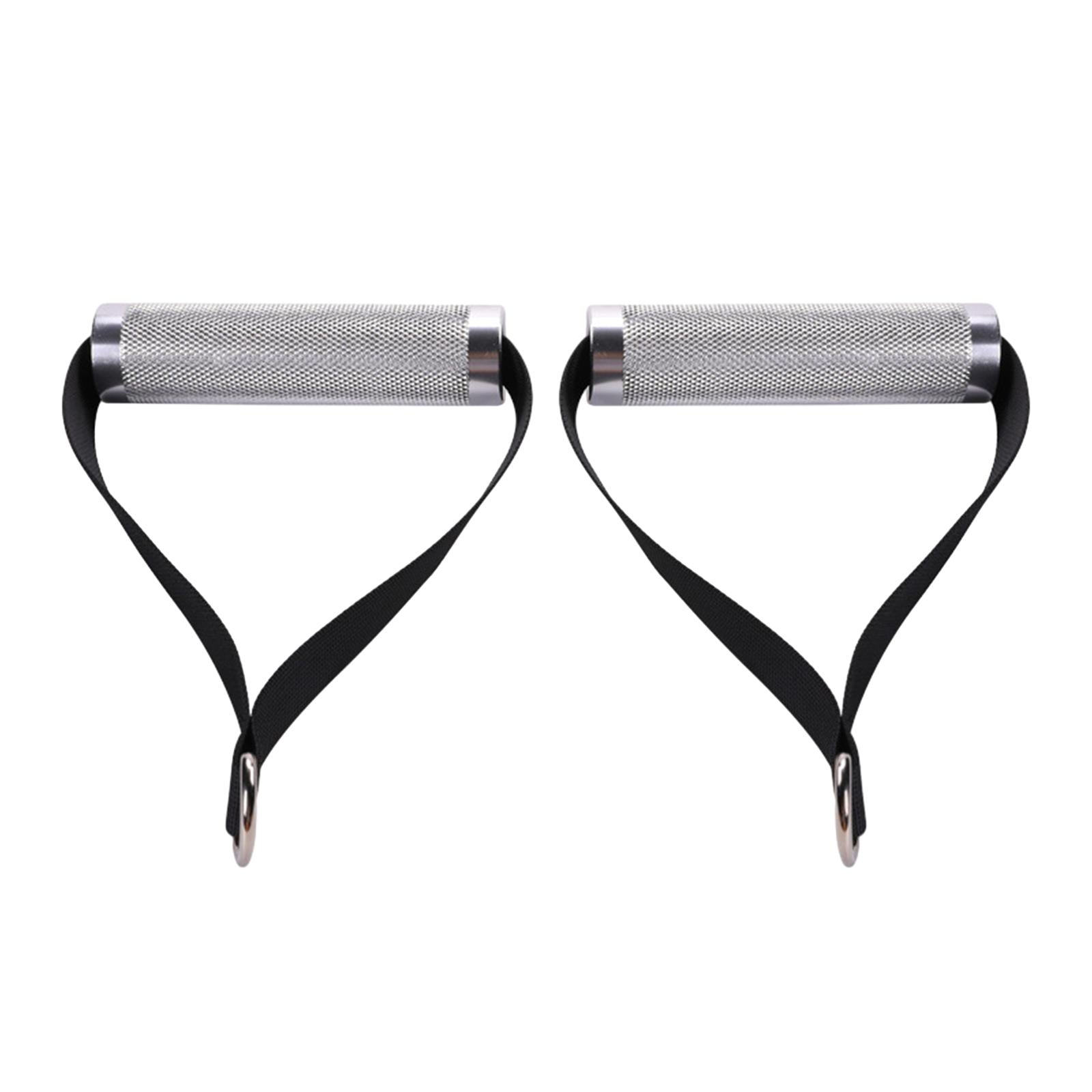 Cable Machines Workout Handles Attachment Sturdy Aluminum for Outdoor Indoor