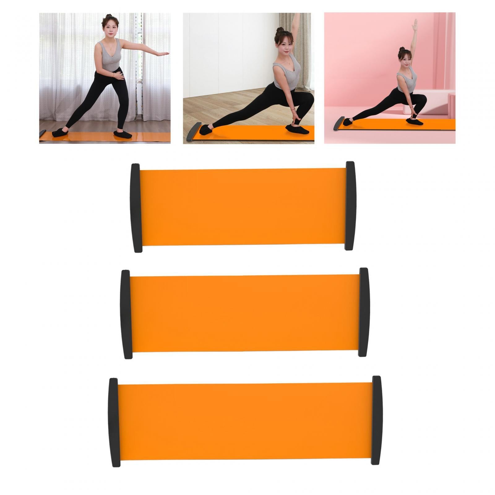 Slide Board Portable Balance Mat Sliding Mat for Working Out Skiing Home Gym 1.4m