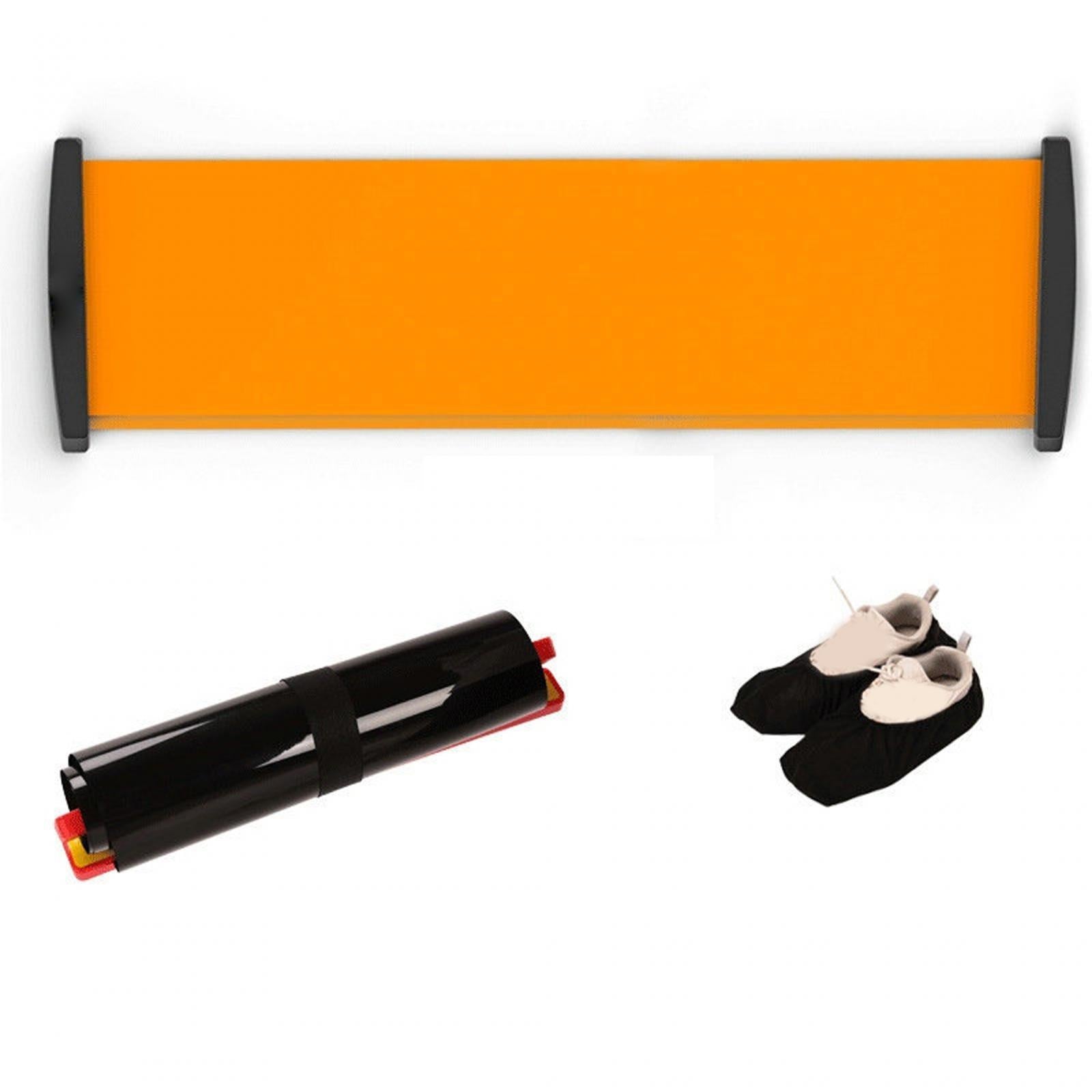 Slide Board Portable Balance Mat Sliding Mat for Working Out Skiing Home Gym 1.8m