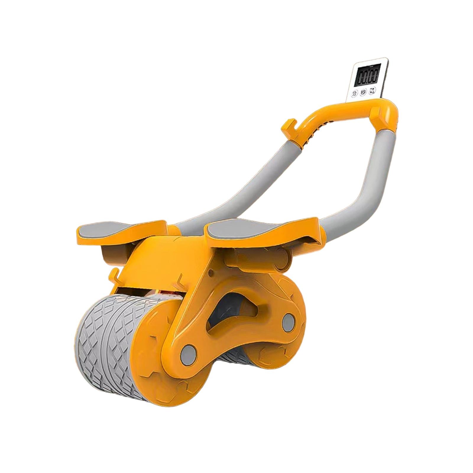 Abdominal Roller Wheel Ab Machine for Men Women Exercise Wheels for Home Gym with Timer