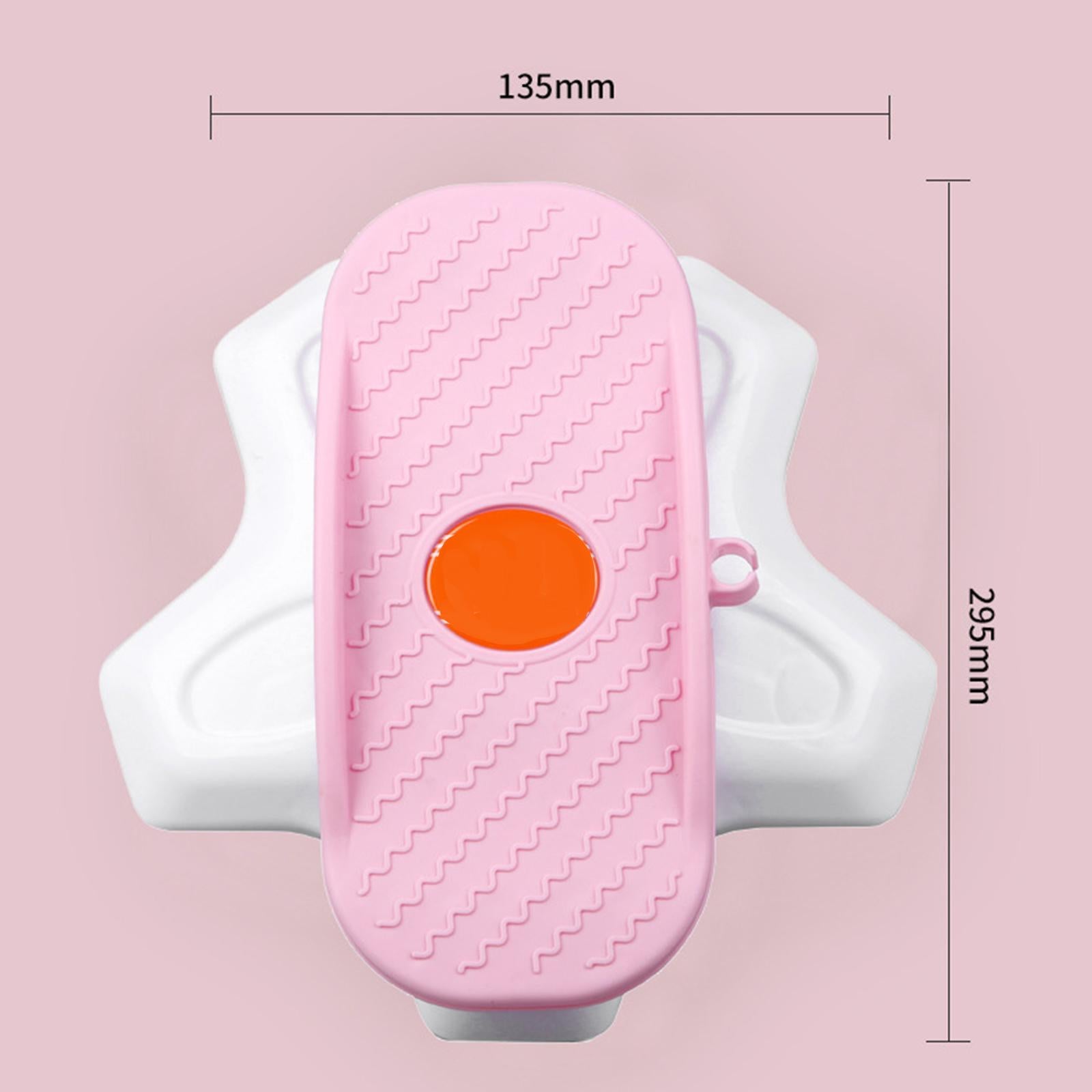 2x Ab Twisting Boards Aerobic Exercise Massage Foot Sole Waist Twisting Disc Pink
