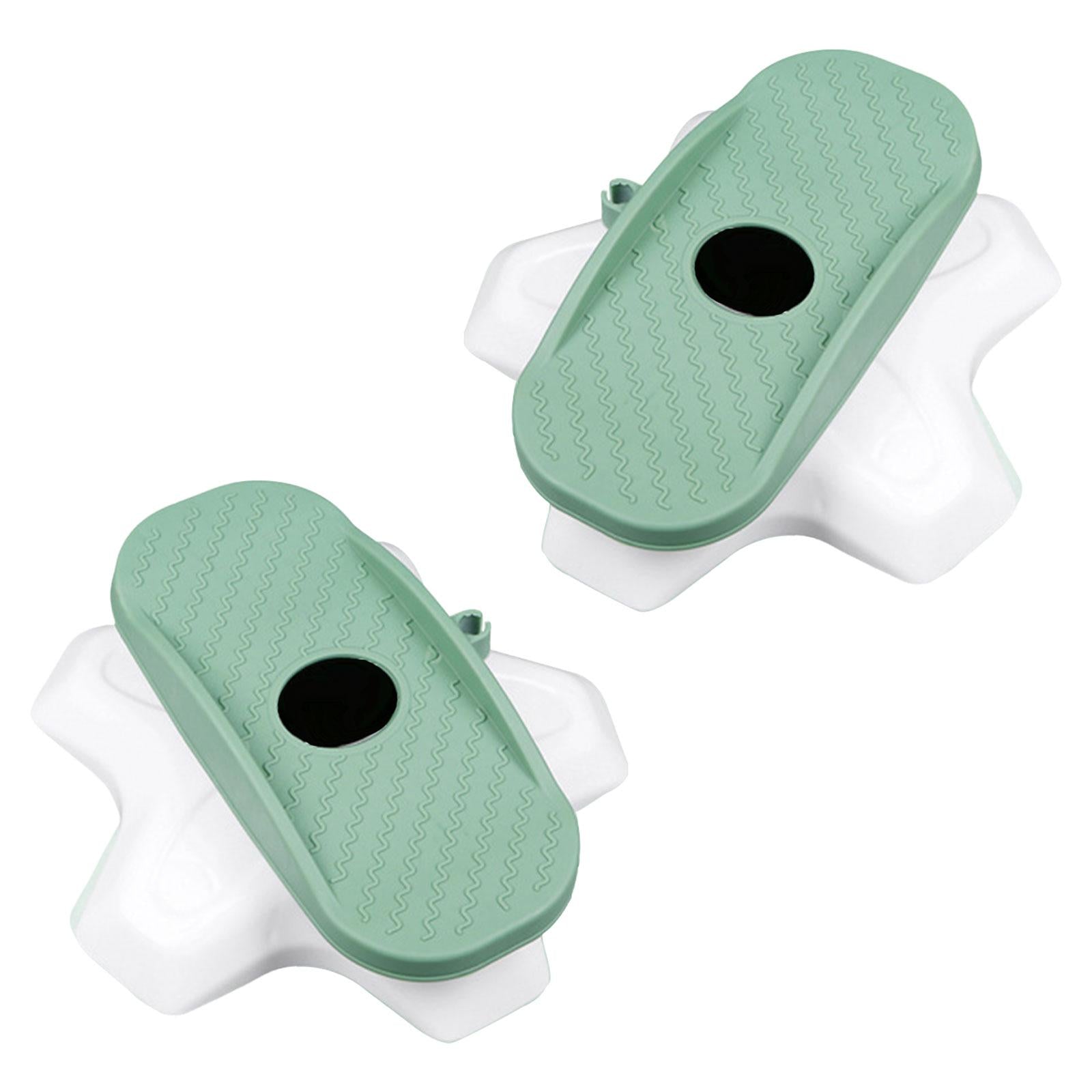 2x Ab Twisting Boards Aerobic Exercise Massage Foot Sole Waist Twisting Disc Green