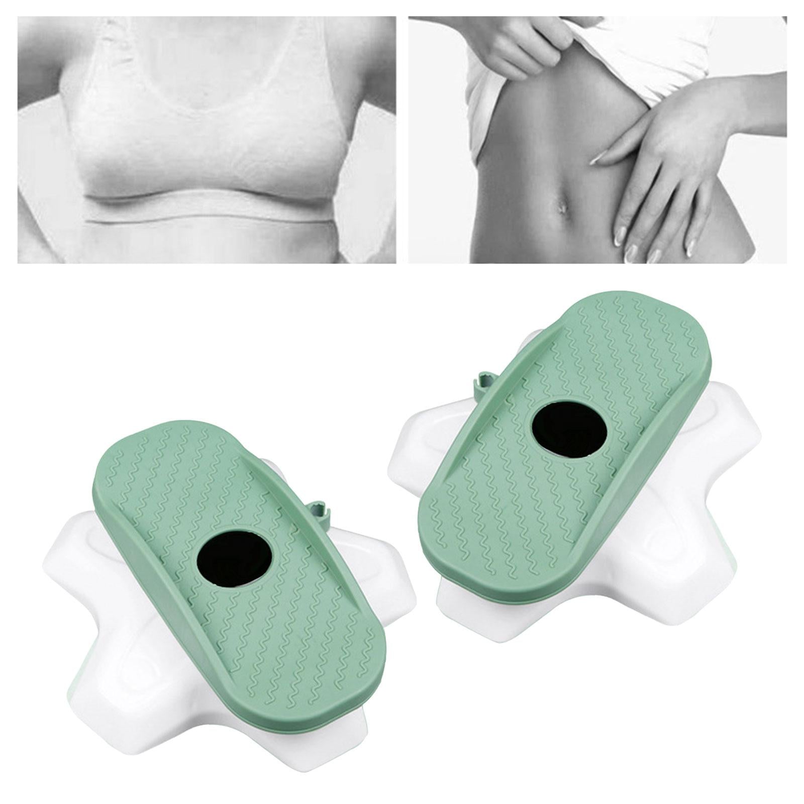 2x Ab Twisting Boards Aerobic Exercise Massage Foot Sole Waist Twisting Disc Green