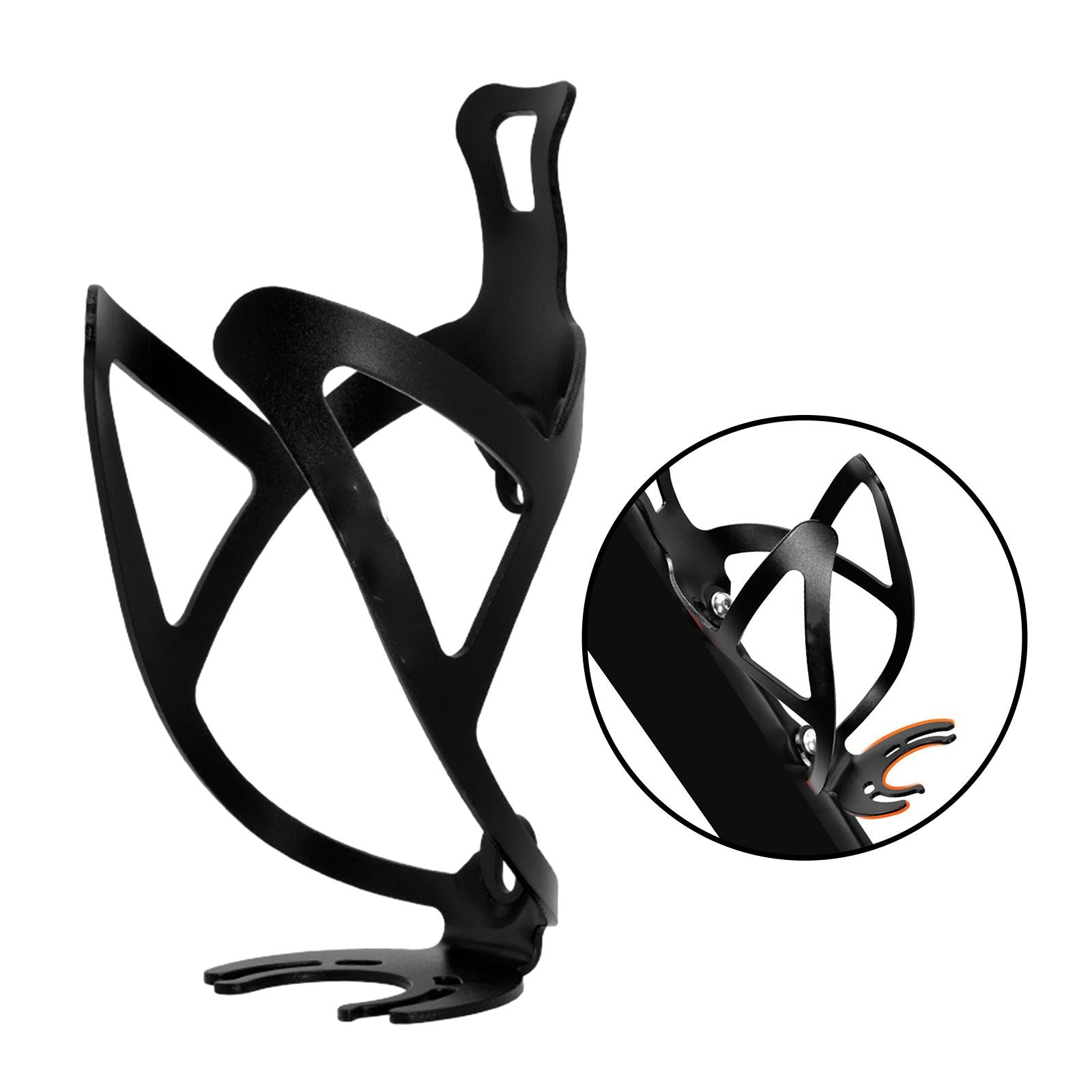 Bike Water Bottle Holder Ultralight for Road Bikes Biking Accessories Riding Black