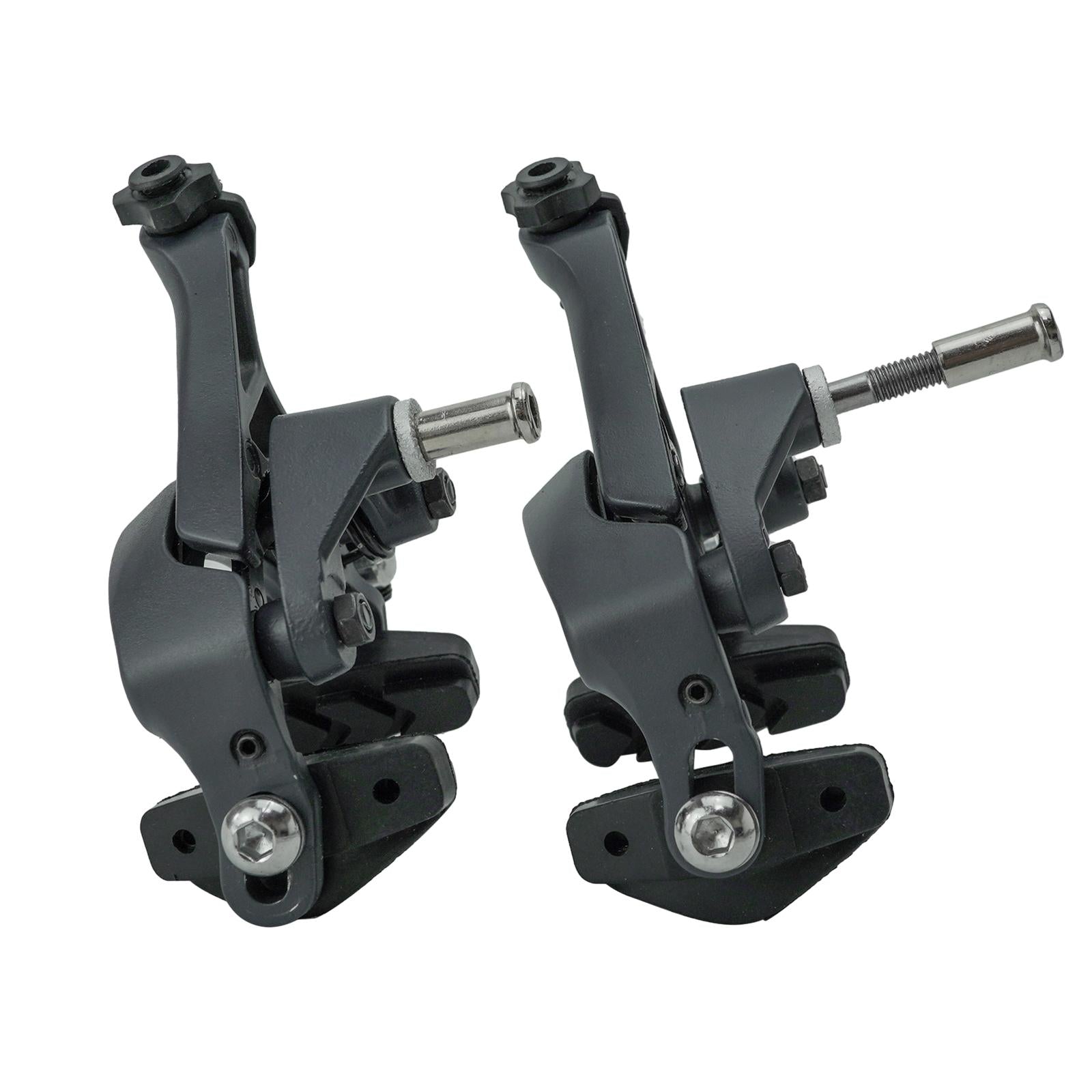 Bike Front Rear Caliper Brakes Clamp Durable Smooth Braking Aluminum Alloy