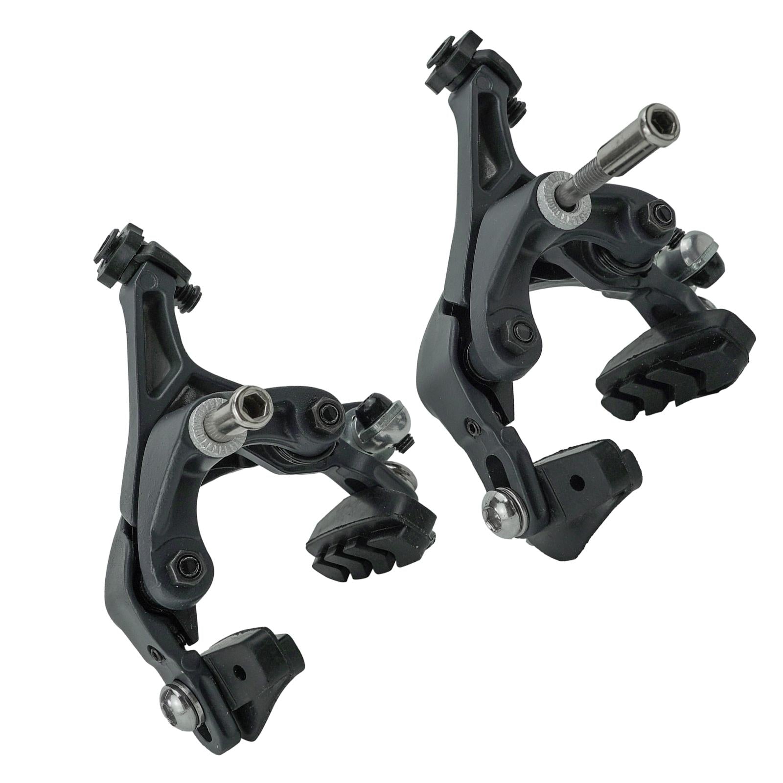 Bike Front Rear Caliper Brakes Clamp Durable Smooth Braking Aluminum Alloy
