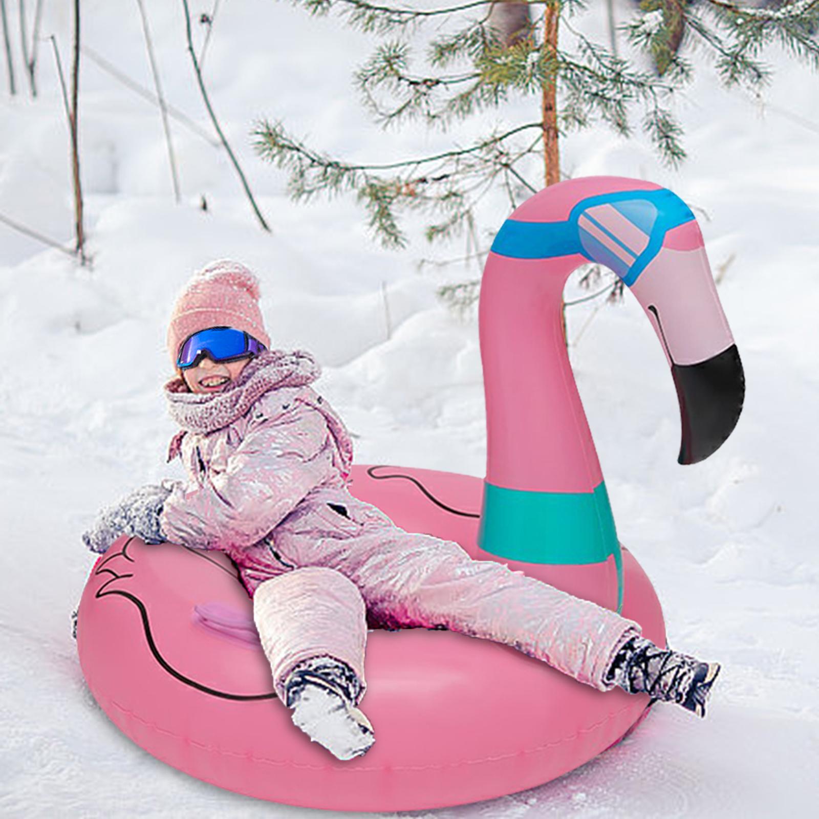 Inflatable Snow Tube 47'' Winter Snow Tubes for Games Family Activities