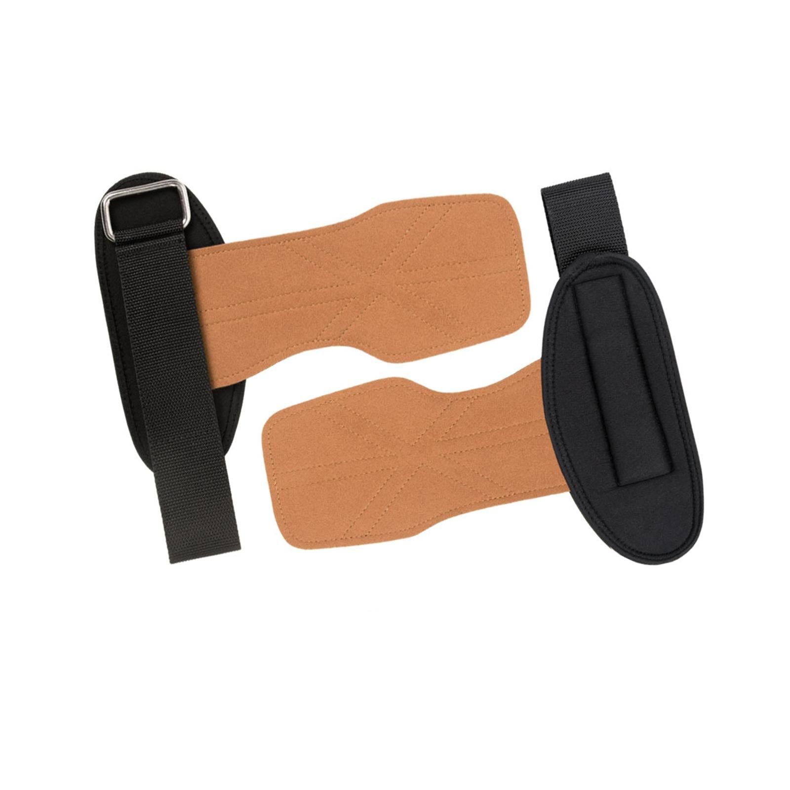 Lifting Wrist Support Wraps Premium Hand Grips for Gym Dumbbell Powerlifting brown