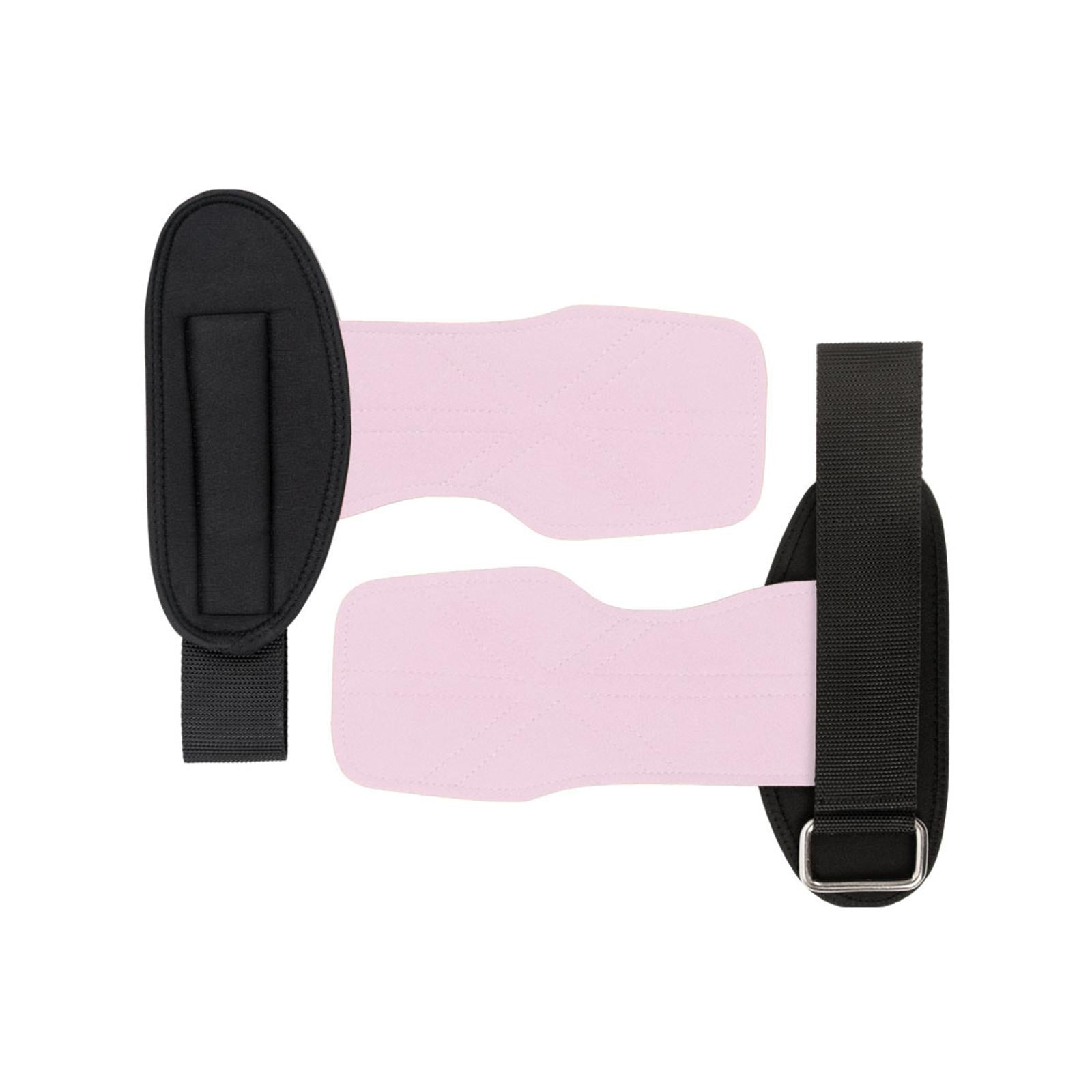 Lifting Wrist Support Wraps Premium Hand Grips for Gym Dumbbell Powerlifting pink