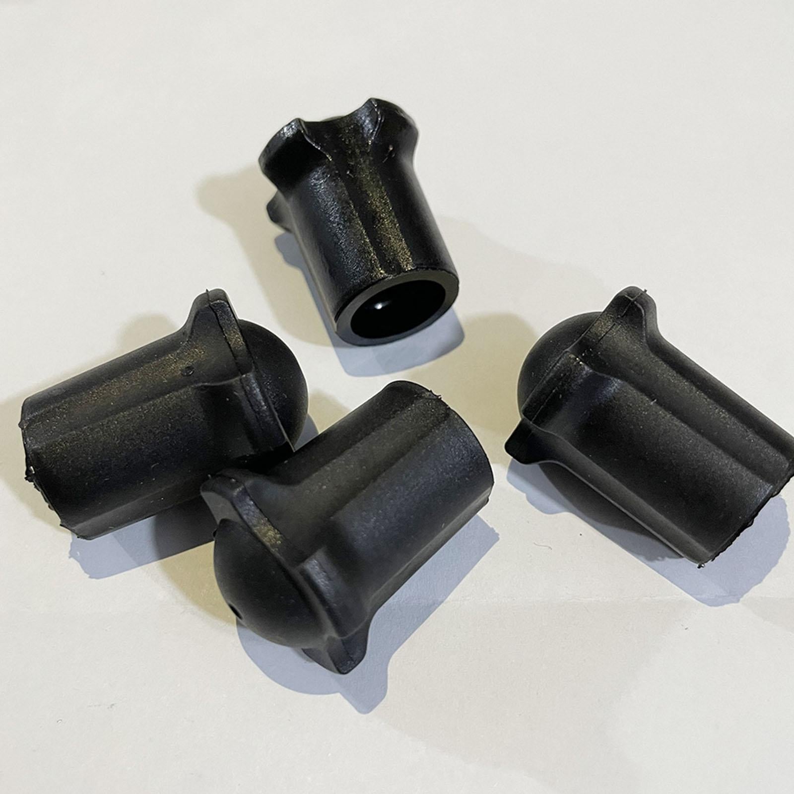 2x4Pcs Chair Leg Tip Caps Rubber Dining Table Socks for Camping Outdoor Patio Inner Diameter 13mm