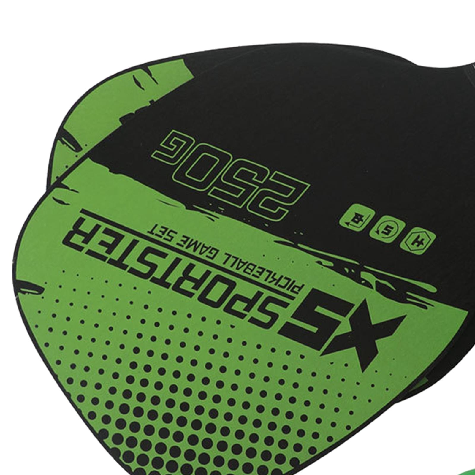 Pickleball Paddles Set of 2 Comfort Grip Pickleball Racquets 2 Players Adult