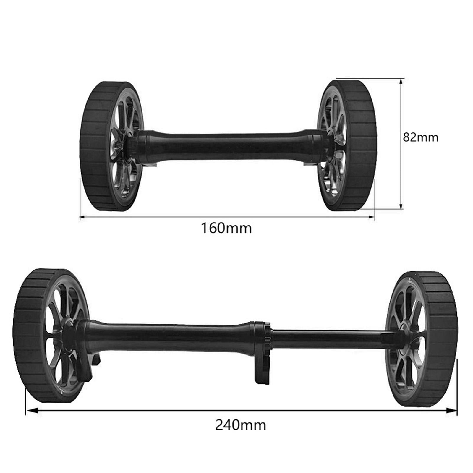Bicycle Easy Wheels Extension Rod Telescopic Bar for Rear Cargo Transport Gold