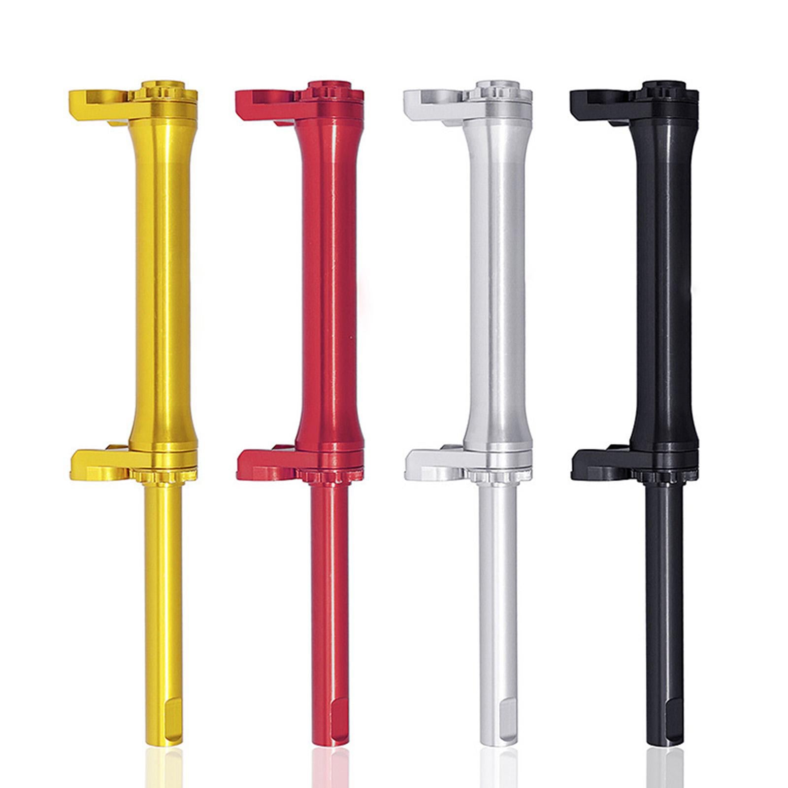 Bicycle Easy Wheels Extension Rod Telescopic Bar for Rear Cargo Transport Colorful Black