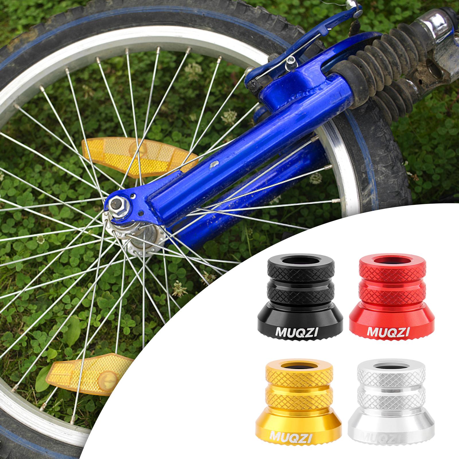 4xHub Nut Portable Durable Replacement Sturdy Non Slip Riding Spare Parts Black