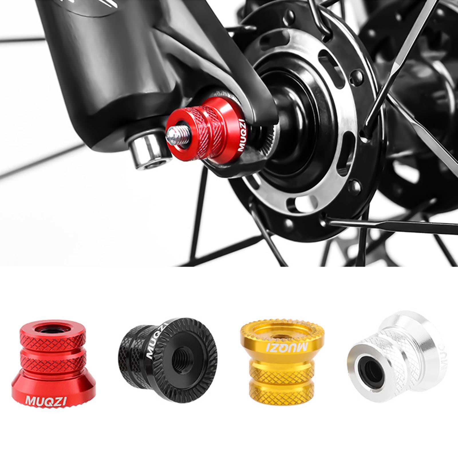 4xHub Nut Portable Durable Replacement Sturdy Non Slip Riding Spare Parts Black