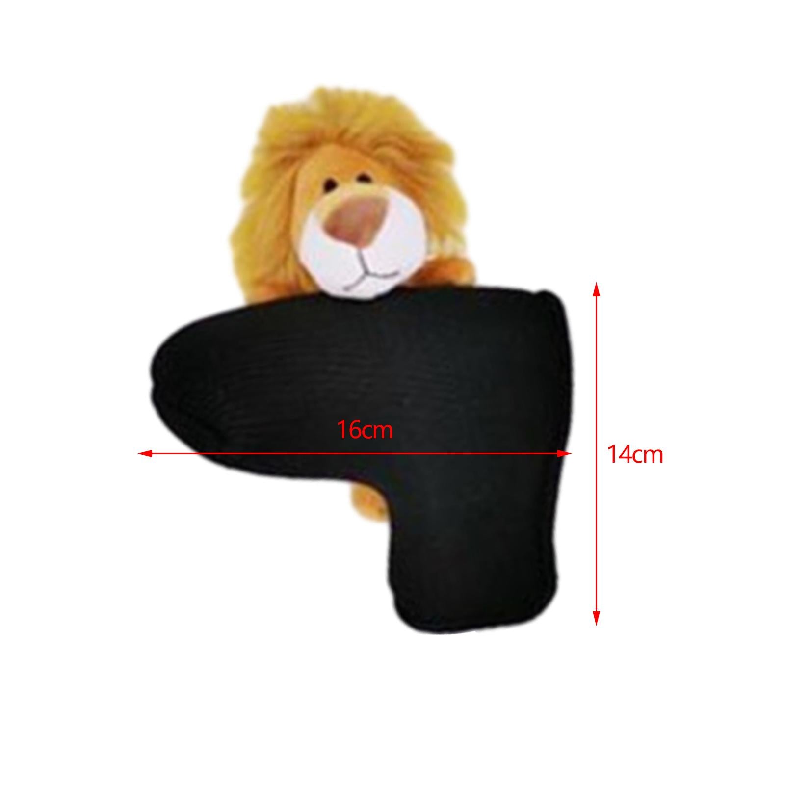 Knitted Golf Club Head Covers Golf Wood Head Cover for Adults Outdoor Sports lion