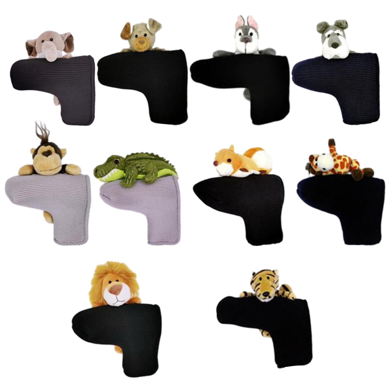 Knitted Golf Club Head Covers Golf Wood Head Cover for Adults Outdoor Sports lion