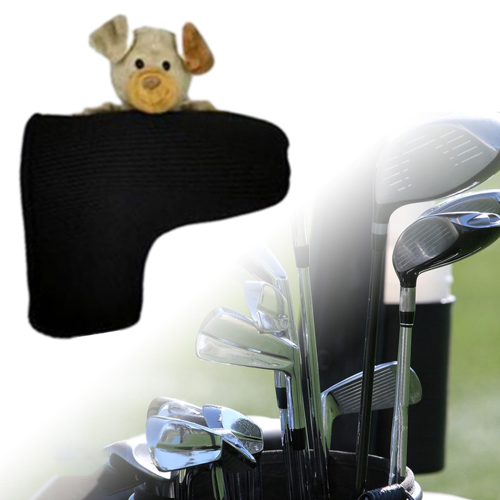 Knitted Golf Club Head Covers Golf Wood Head Cover for Adults Outdoor Sports dog