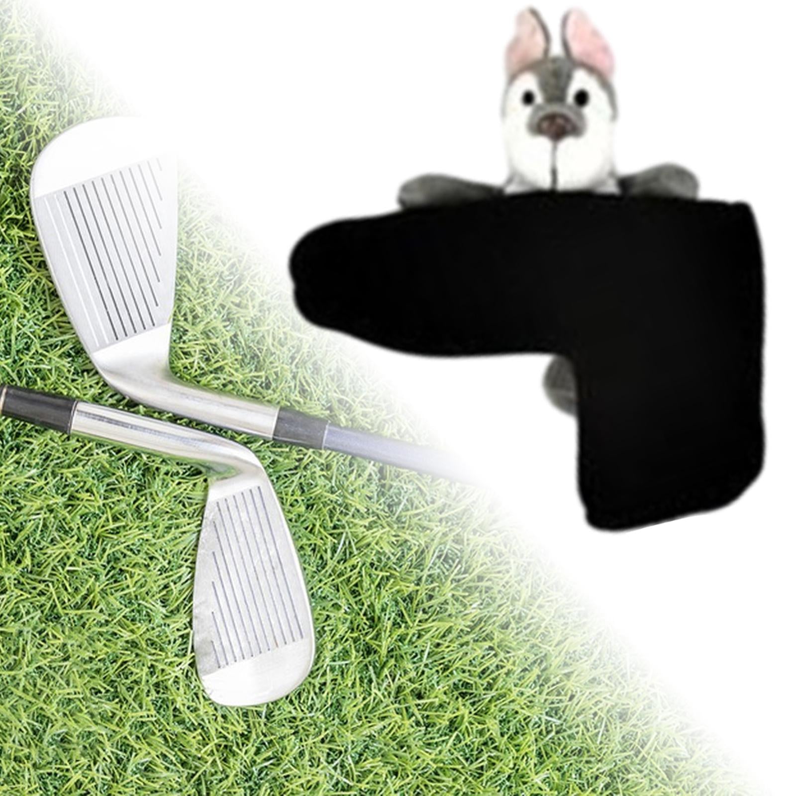 Knitted Golf Club Head Covers Golf Wood Head Cover for Adults Outdoor Sports husky