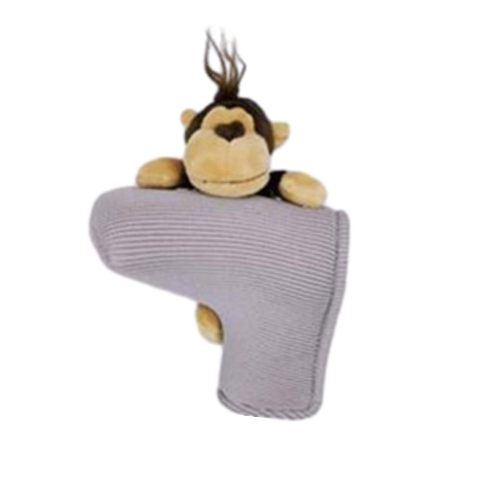 Knitted Golf Club Head Covers Golf Wood Head Cover for Adults Outdoor Sports monkey