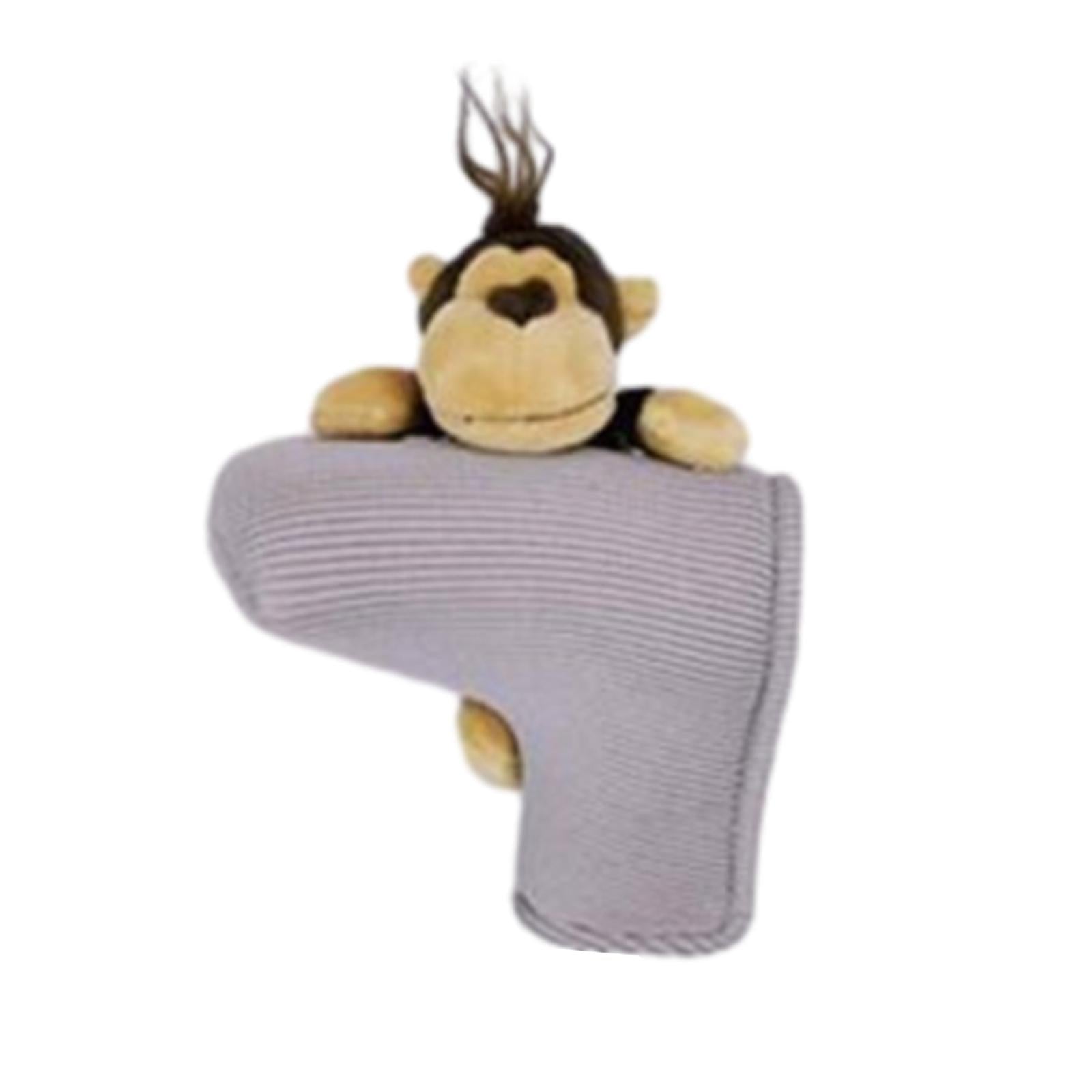 Knitted Golf Club Head Covers Golf Wood Head Cover for Adults Outdoor Sports monkey