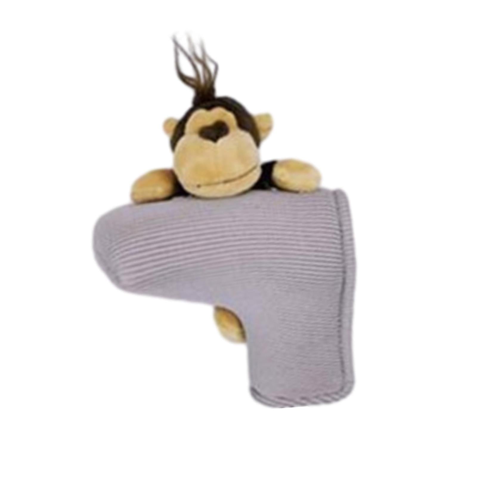 Knitted Golf Club Head Covers Golf Wood Head Cover for Adults Outdoor Sports monkey