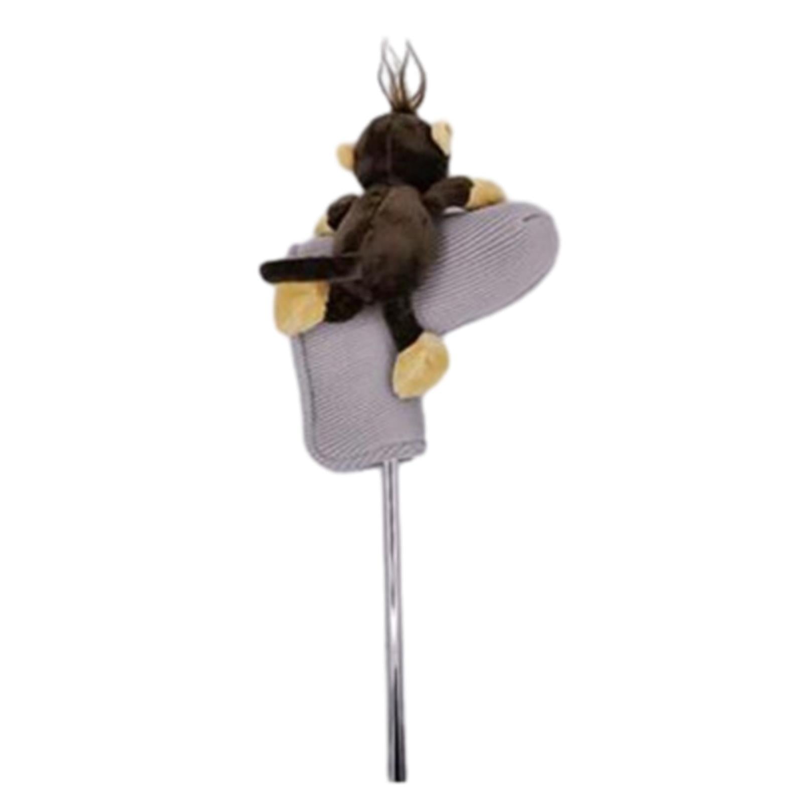 Knitted Golf Club Head Covers Golf Wood Head Cover for Adults Outdoor Sports monkey