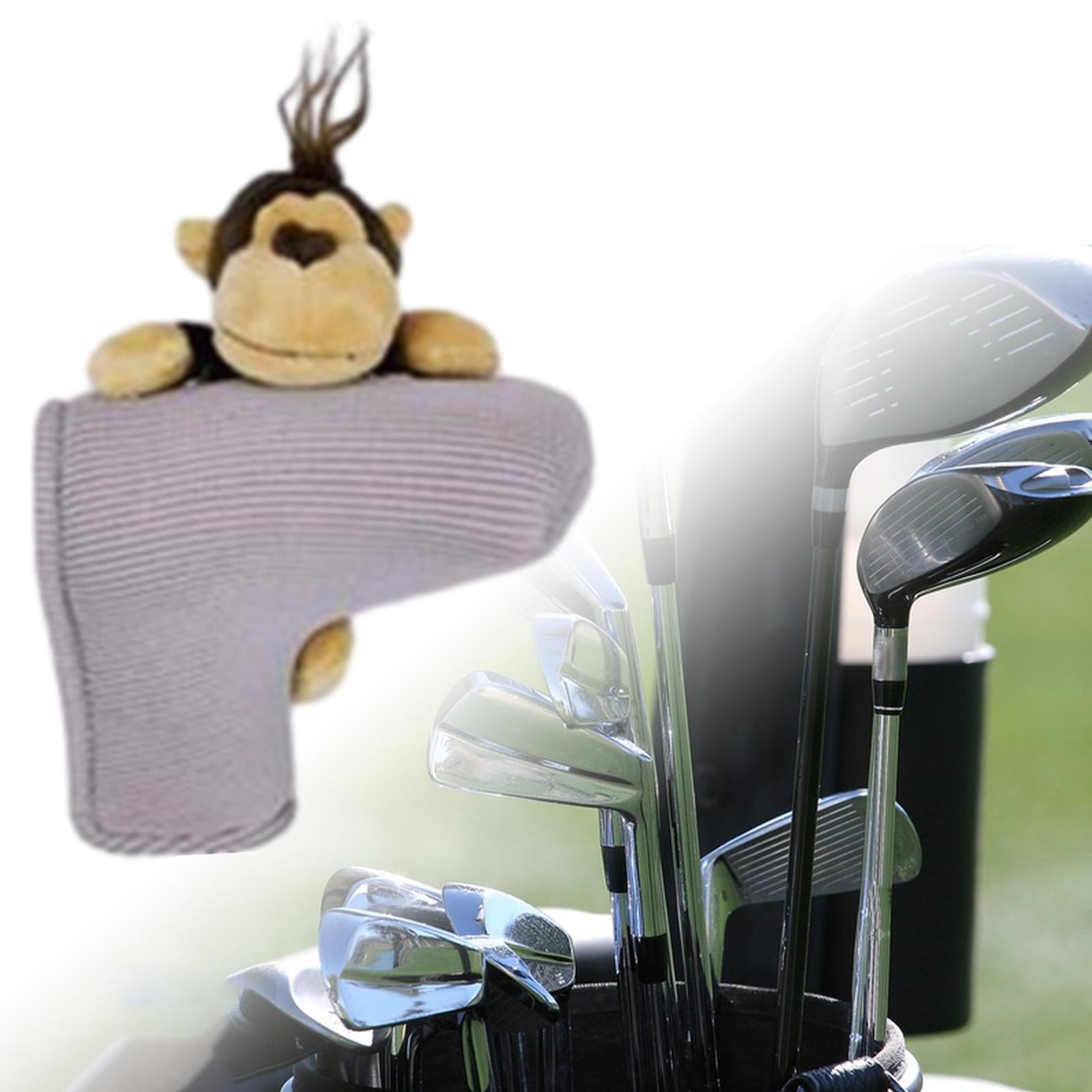 Knitted Golf Club Head Covers Golf Wood Head Cover for Adults Outdoor Sports monkey