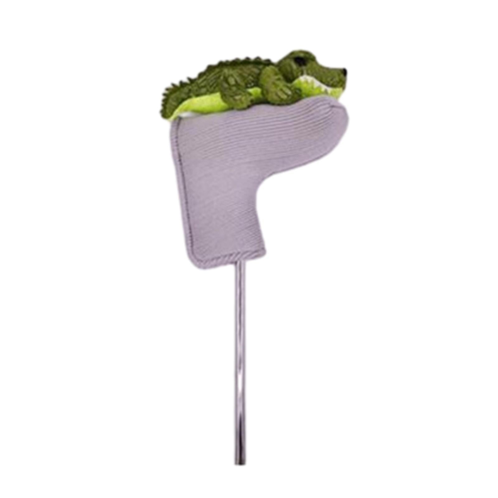 Knitted Golf Club Head Covers Golf Wood Head Cover for Adults Outdoor Sports crocodile