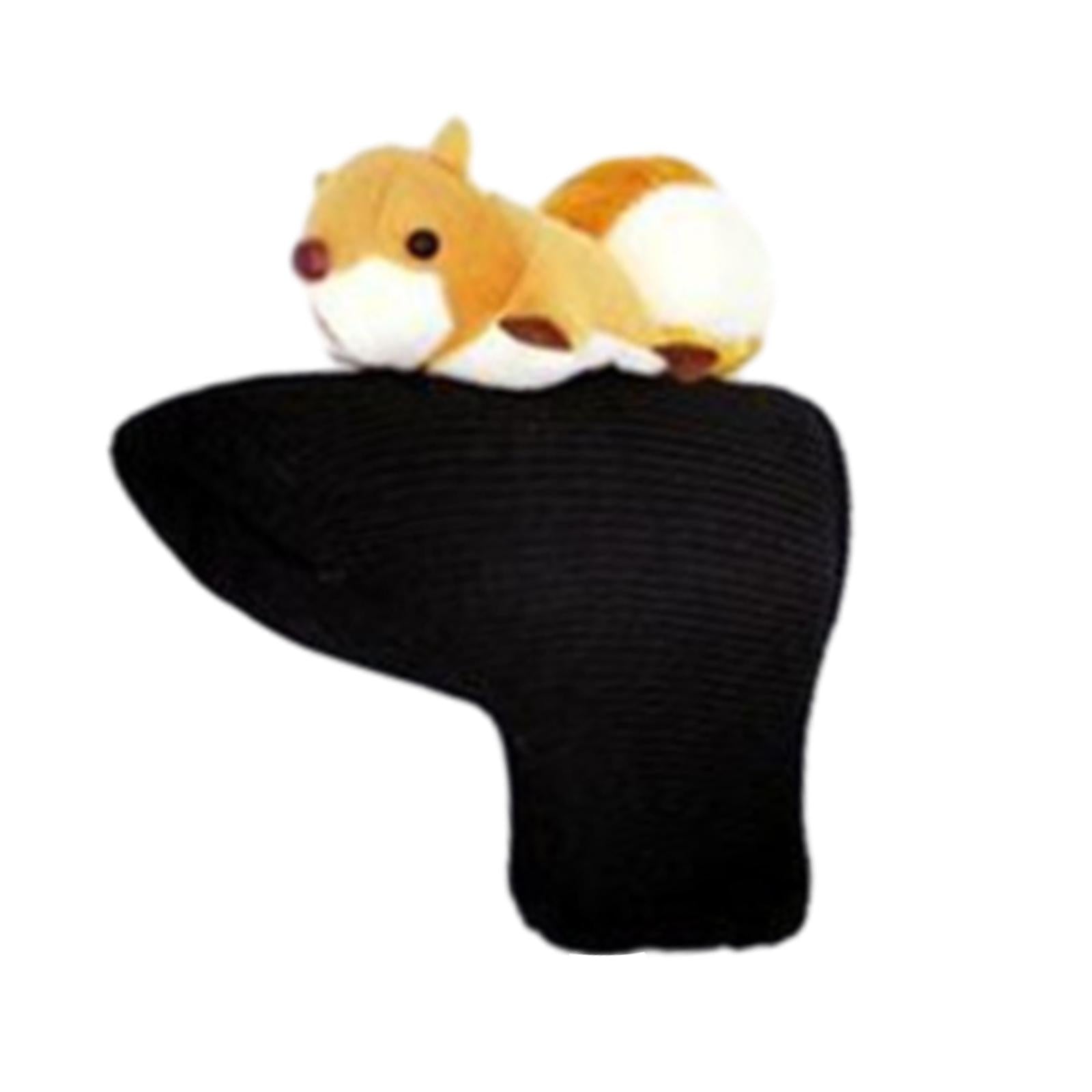 Knitted Golf Club Head Covers Golf Wood Head Cover for Adults Outdoor Sports squirrel