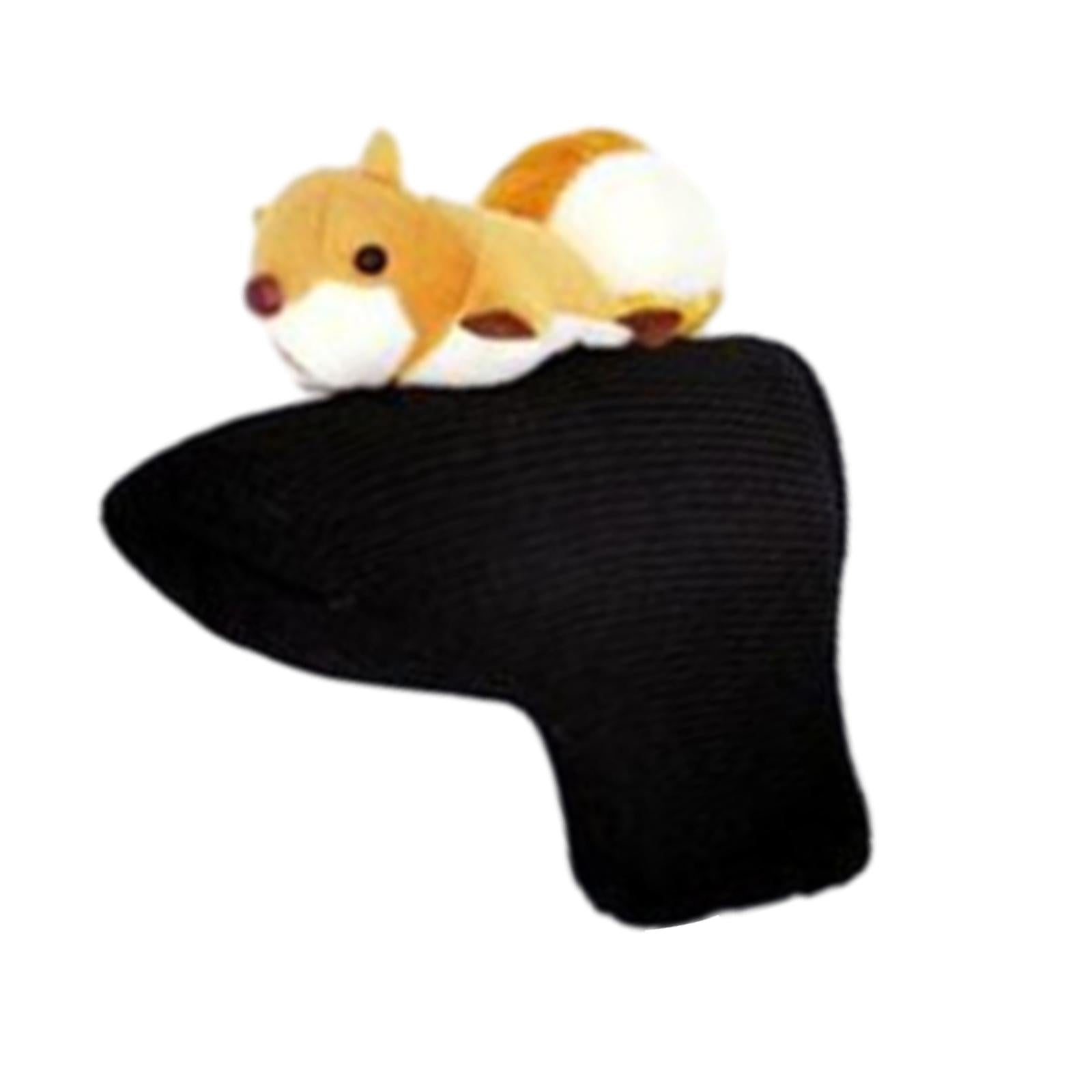 Knitted Golf Club Head Covers Golf Wood Head Cover for Adults Outdoor Sports squirrel