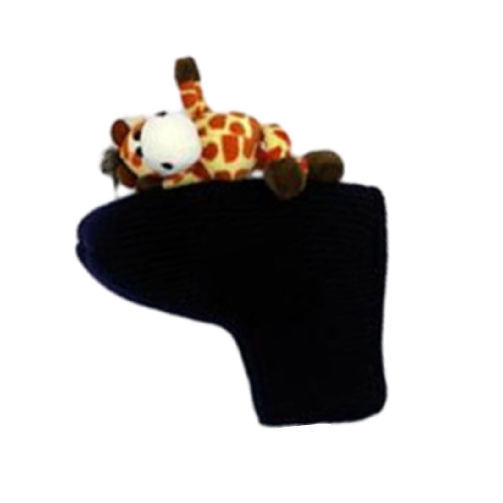 Knitted Golf Club Head Covers Golf Wood Head Cover for Adults Outdoor Sports giraffe