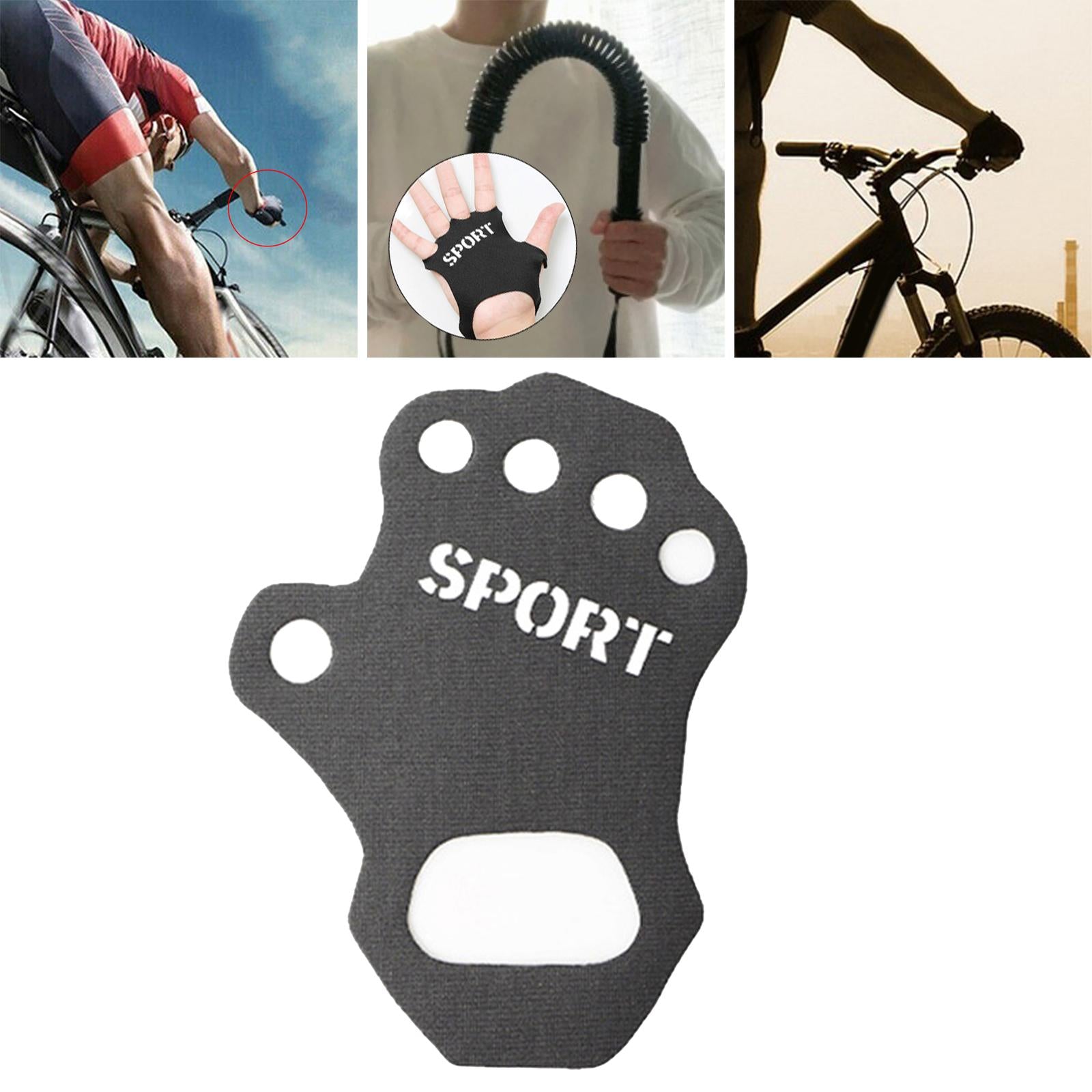 Workout Glove Palm Protect Weight Lifting Glove for Fitness Training Cycling gray M