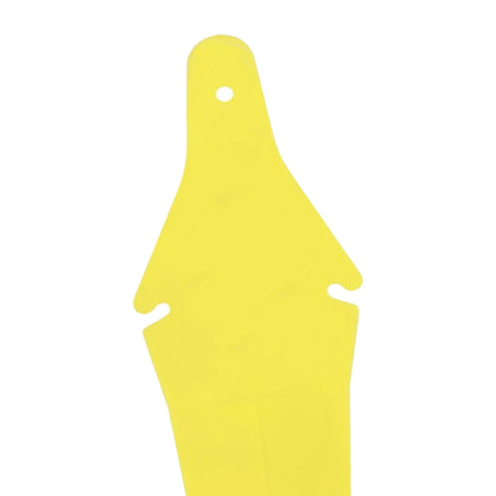 2x2x Bicycle Mudguard Easy to Install Riding Replacement Part Biking Saver Yellow