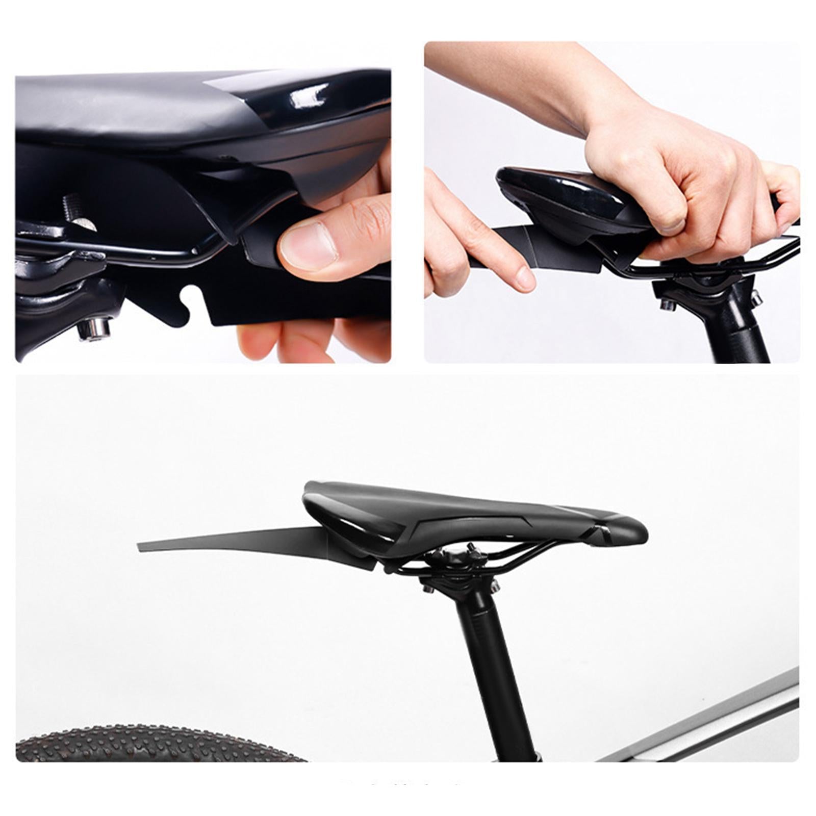 2x2x Bicycle Mudguard Easy to Install Riding Replacement Part Biking Saver Black