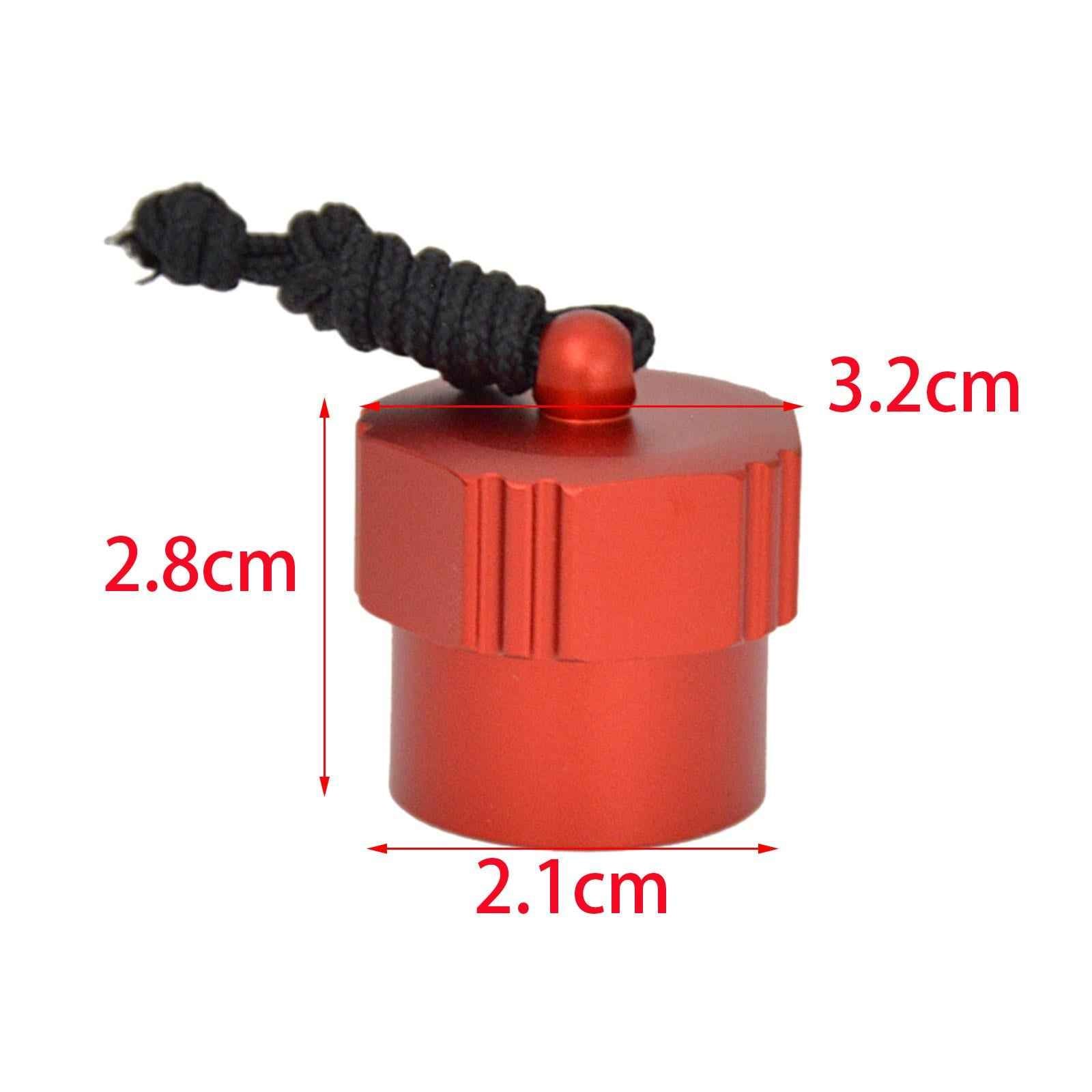 Scuba Diving Dust Cap Dust Plug for Din Tank Valve Din First Stage Regulator Internal Thread Red