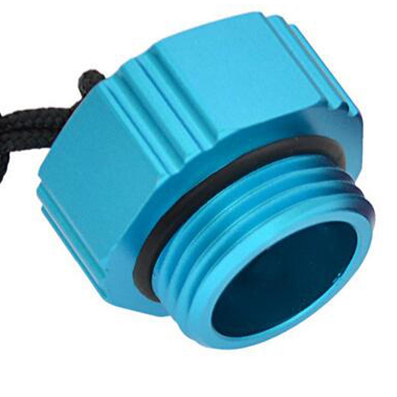 Scuba Diving Dust Cap Dust Plug for Din Tank Valve Din First Stage Regulator External Thread Blue